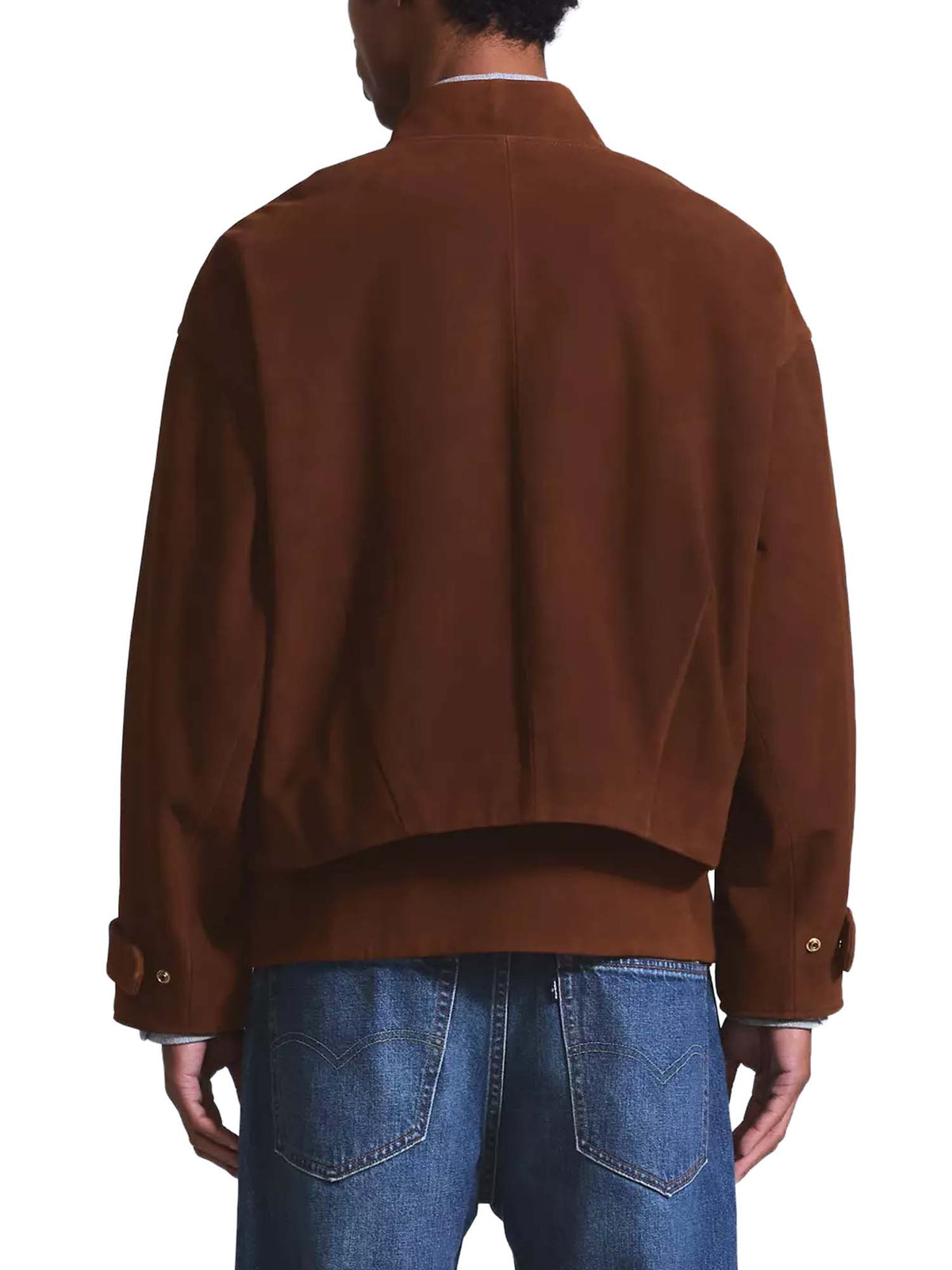 Levi's® Bomber in camoscio Blue Tab™ Marrone