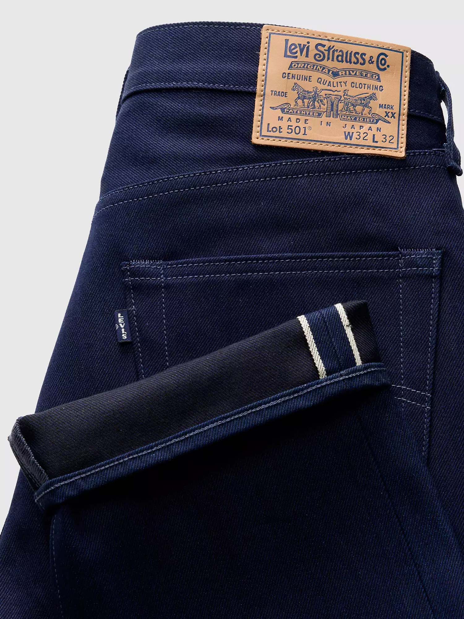 Levi's® Jeans da uomo 501® Original Selvedge degli anni '80 Blue Tab™ Blu