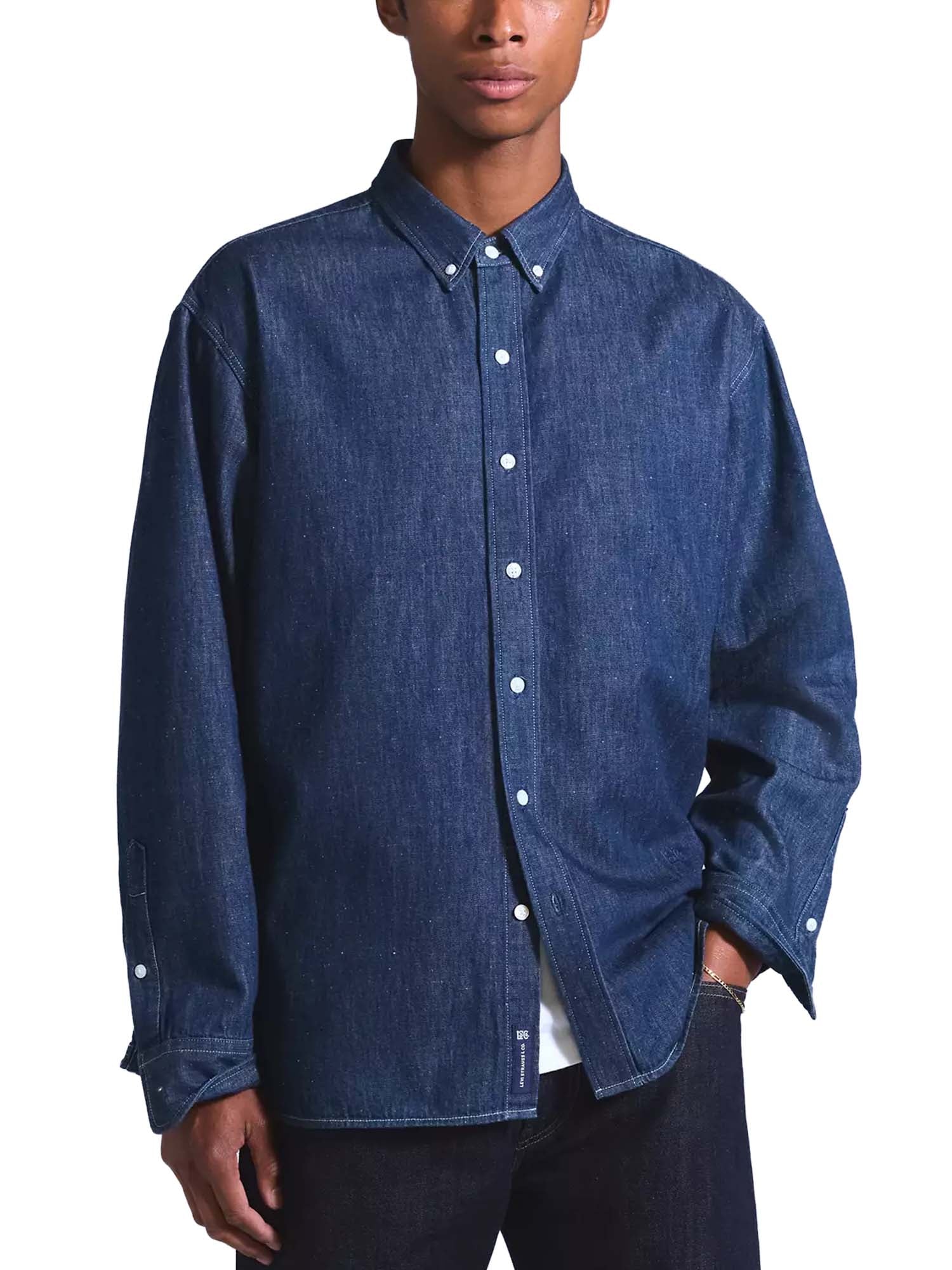 Levi's® Camicia di jeans comoda con bottoni Blue Tab™ Blu