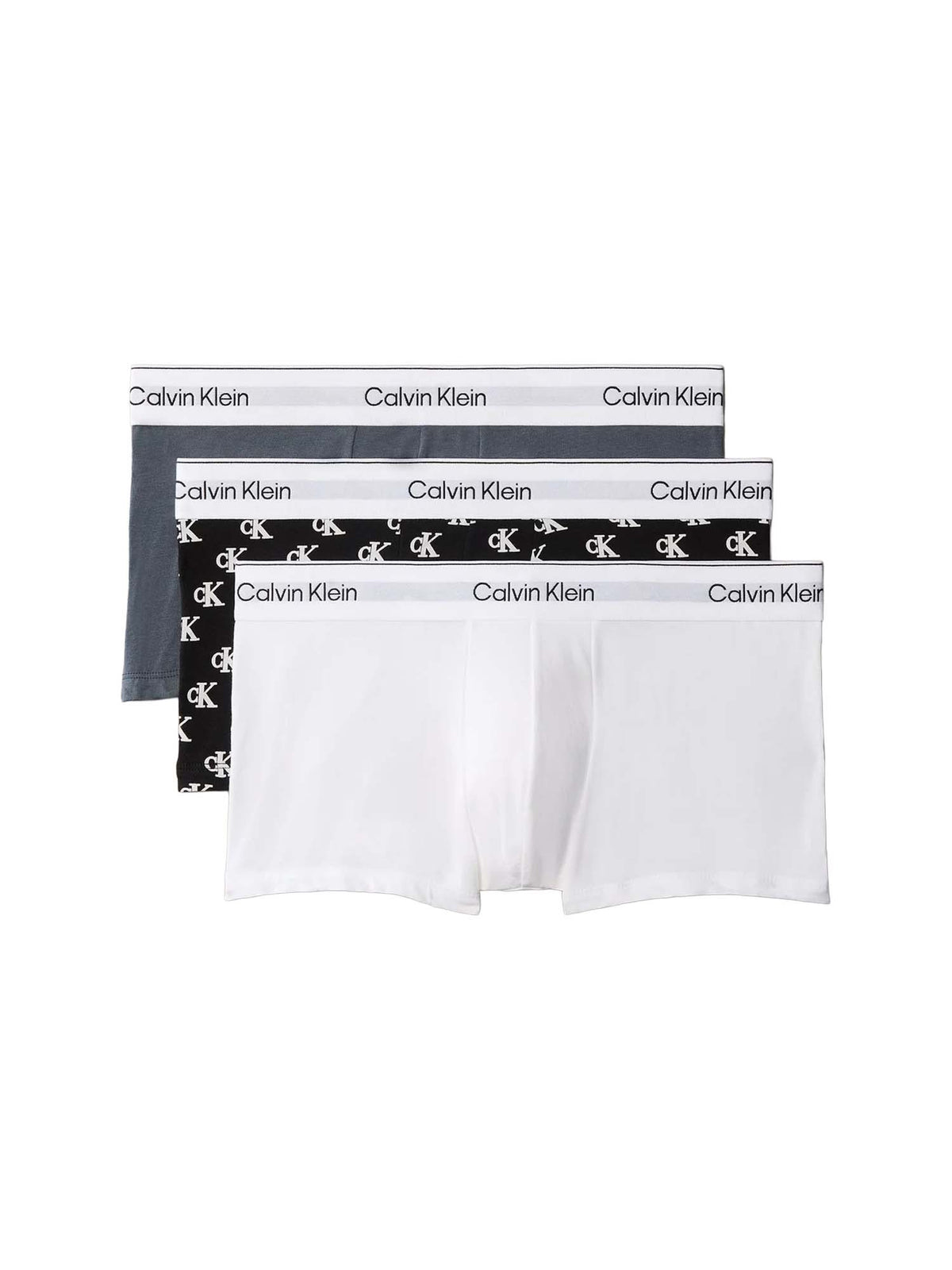 Calvin Klein Boxer corti in confezione da 3 - Icon Cotton Stretch Multicolore