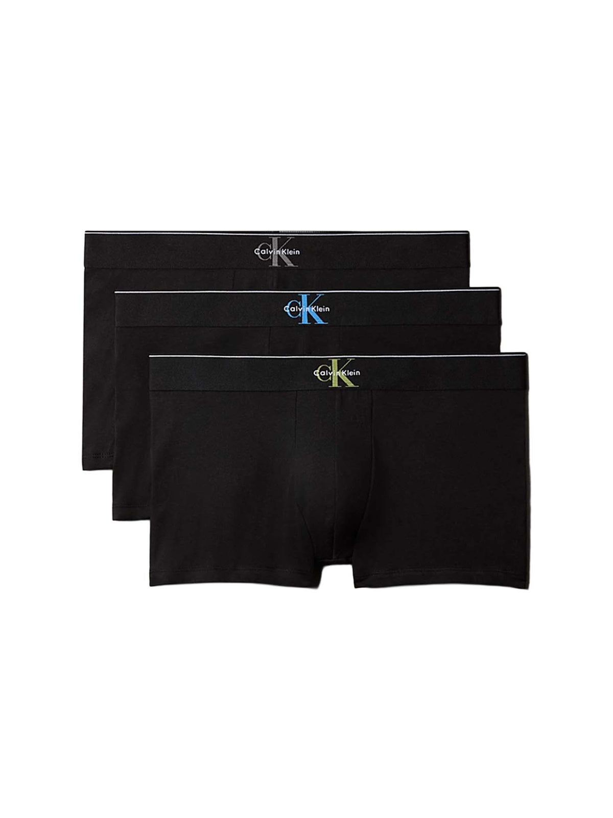 Calvin Klein Boxer corti in confezione da 3 - Icon Cotton Stretch Graphic Nero