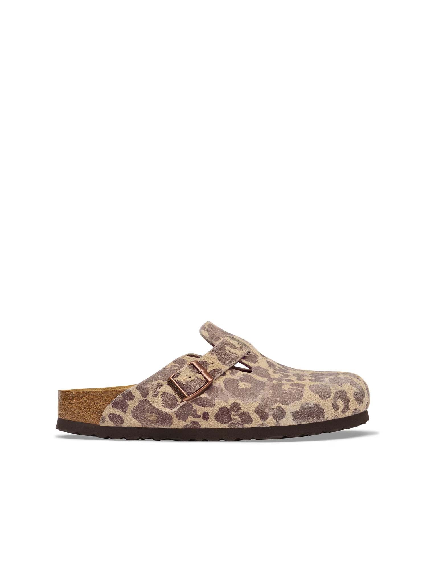 Birkenstock Boston (Pelle scamosciata) Animalier