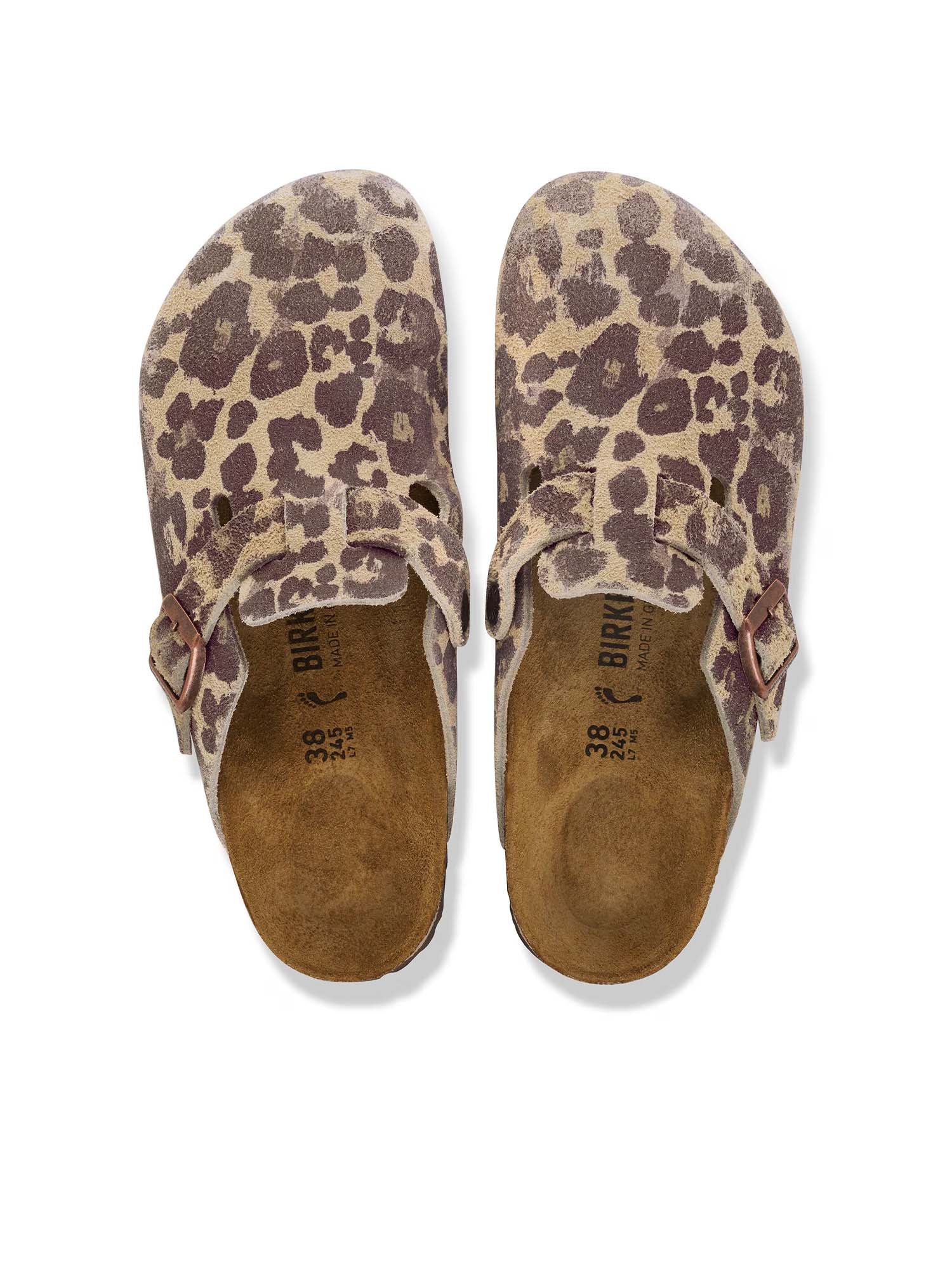 Birkenstock Boston (Pelle scamosciata) Animalier