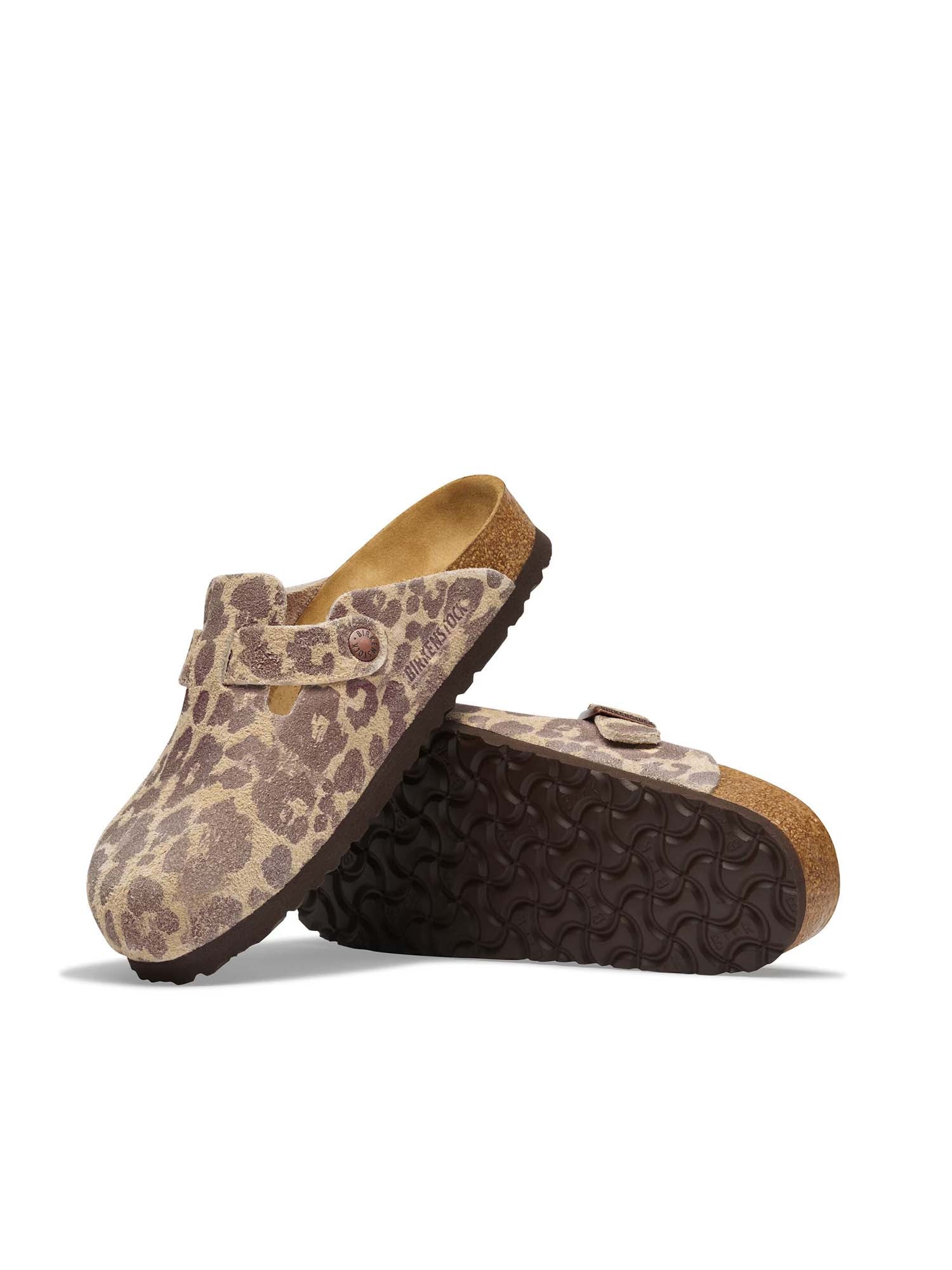 Birkenstock Boston (Pelle scamosciata) Animalier