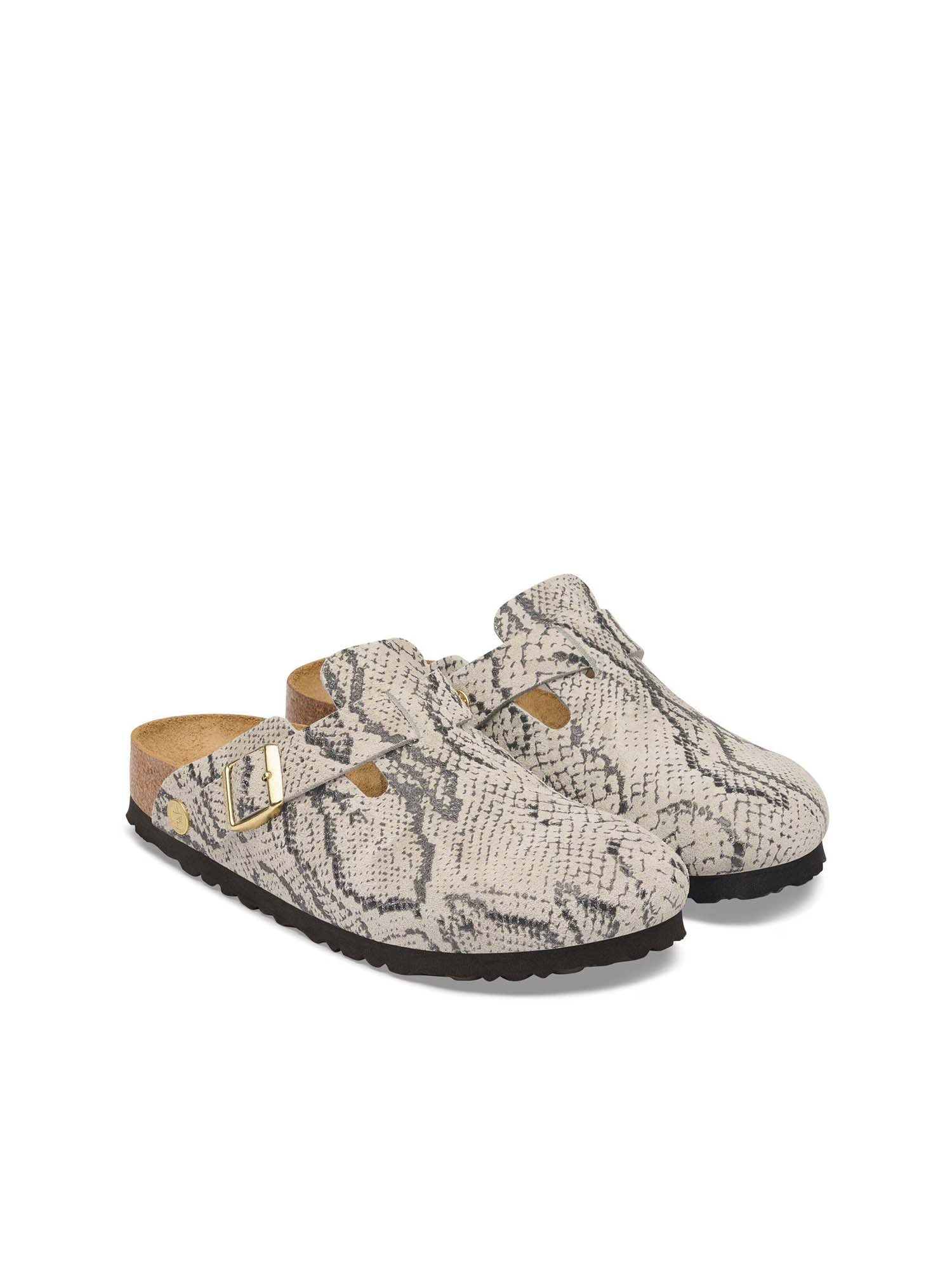 Birkenstock Boston (Pelle scamosciata) Animalier
