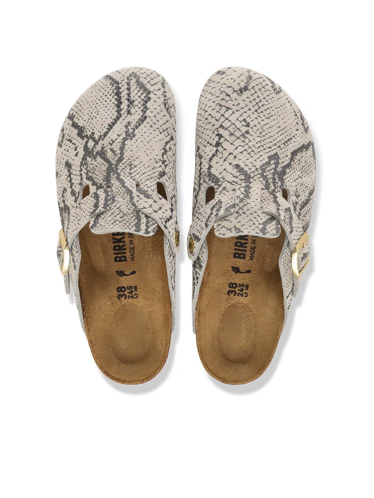 Birkenstock Boston (Pelle scamosciata) Animalier