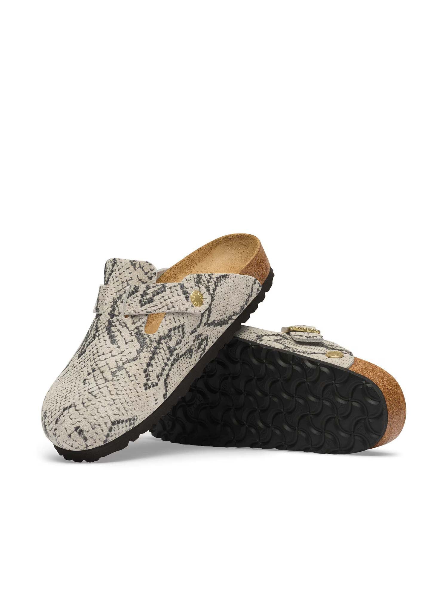 Birkenstock Boston (Pelle scamosciata) Animalier
