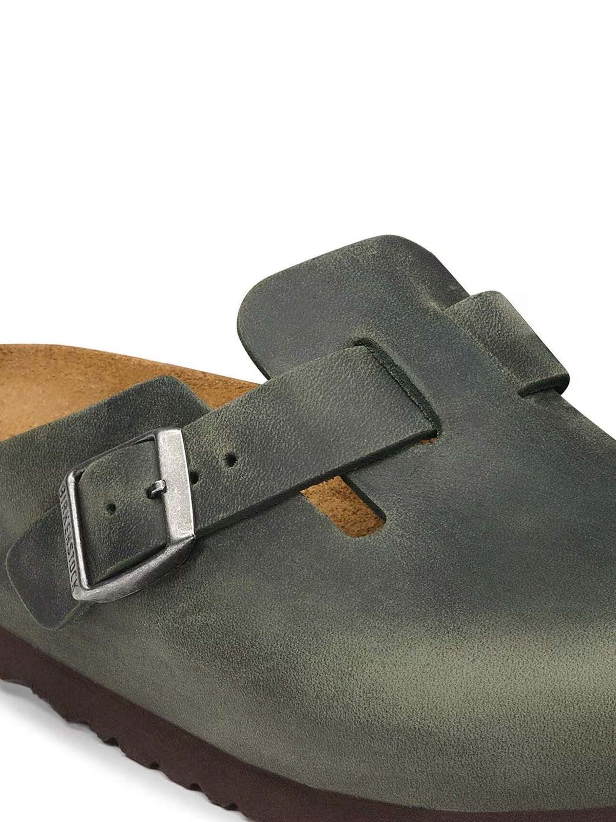 Birkenstock Boston (Pelle oliata) Verde