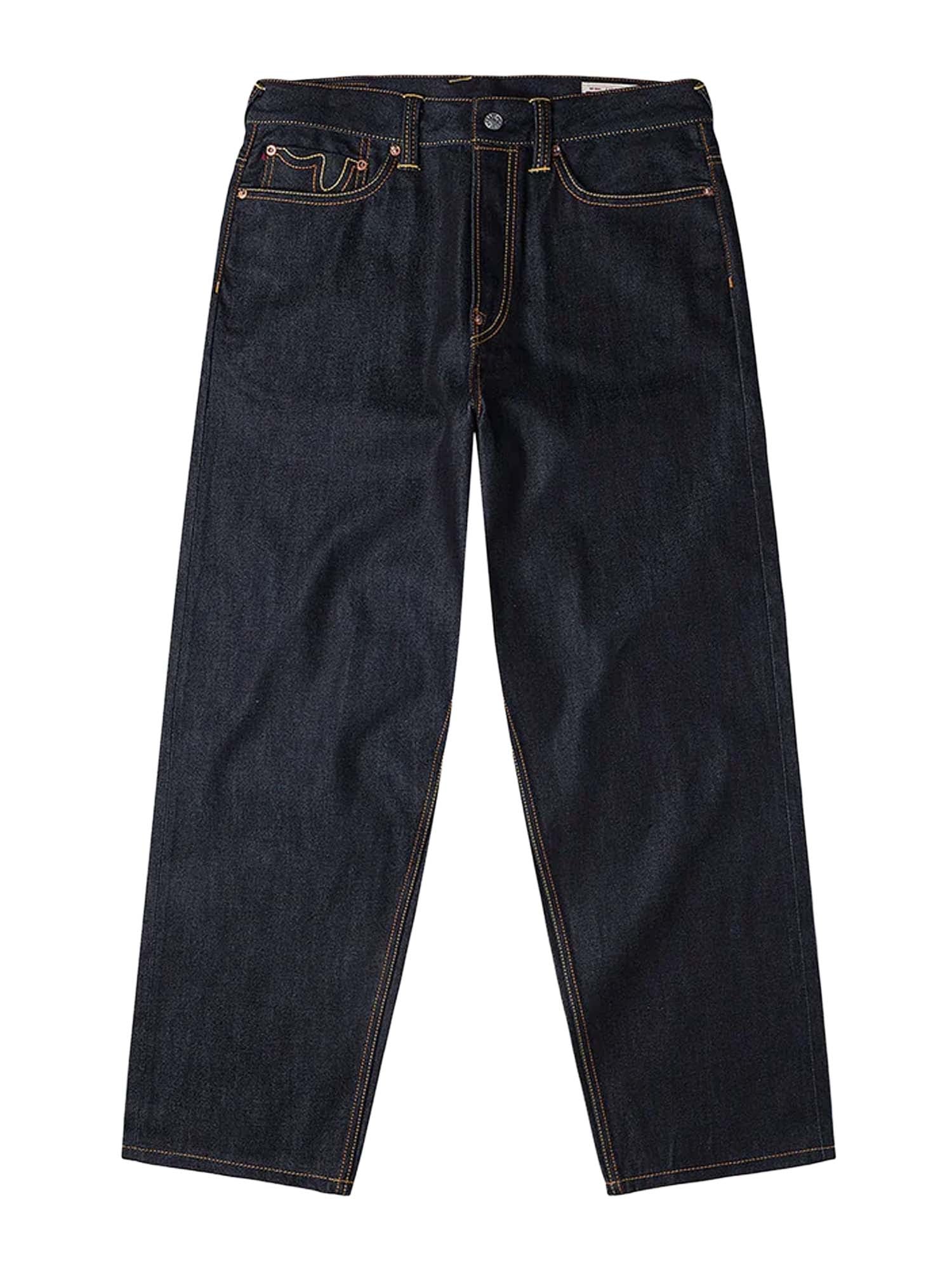 Evisu Jeans 2038 Red Daicock Print Loose Fit Blu