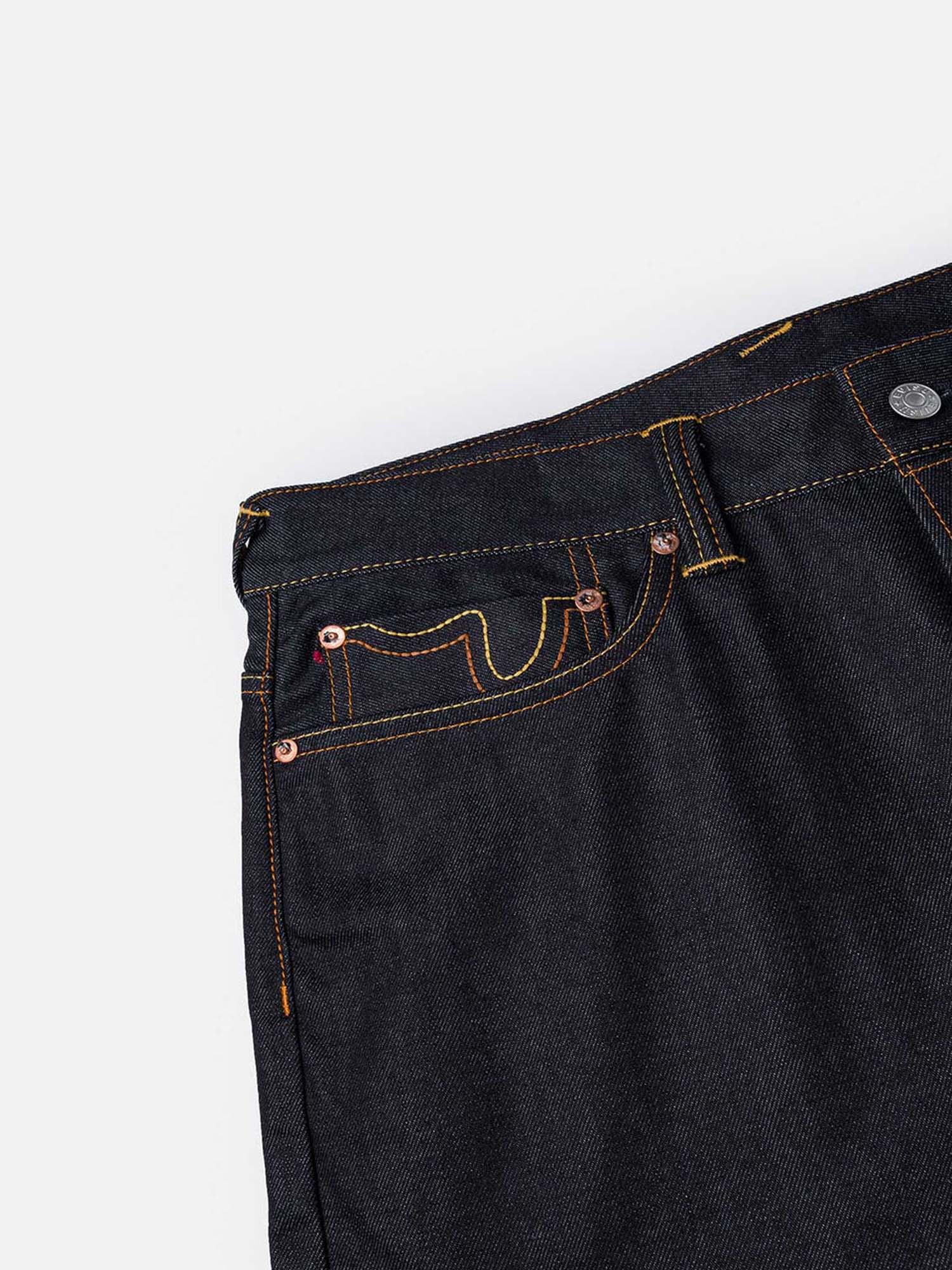 Evisu Jeans 2038 Red Daicock Print Loose Fit Blu