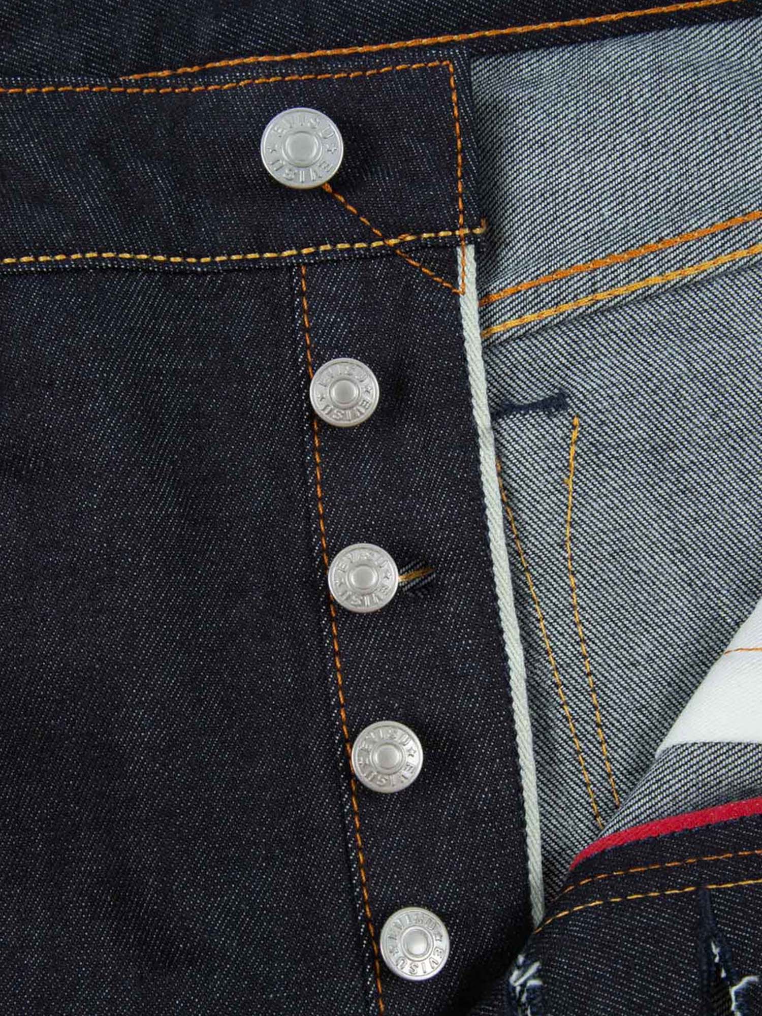 Evisu Jeans 2000 Daicock Print Baggy-Fit Blu