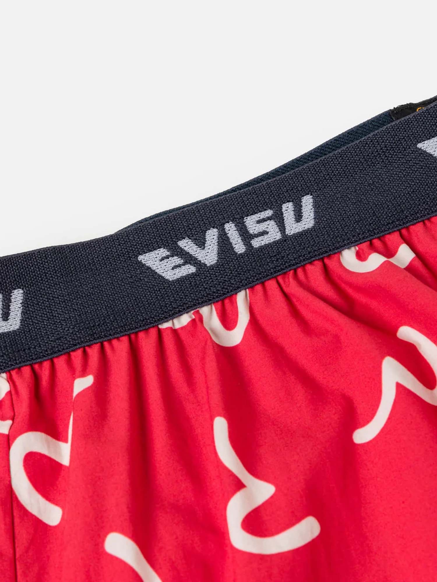 Evisu Boxer All-over Seagull Rosso