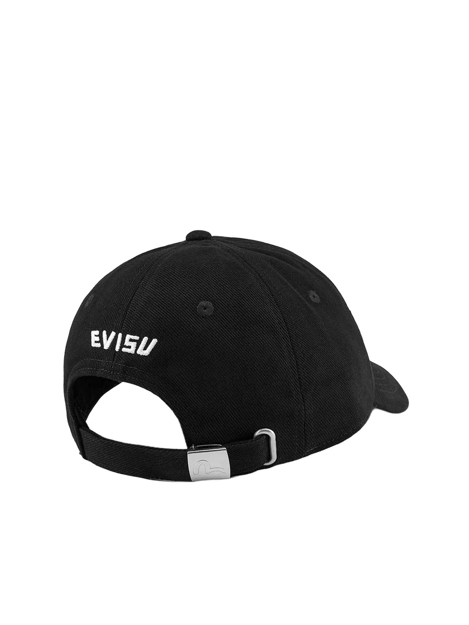 Evisu Cappellino Seagull and Logo Embroidery Nero