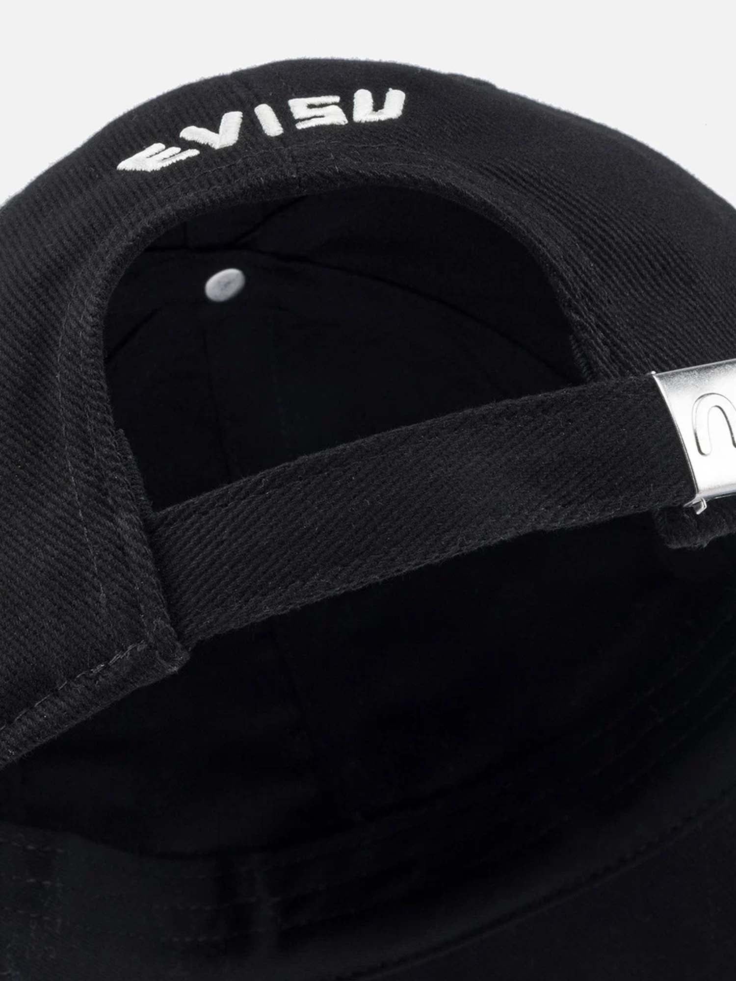 Evisu Cappellino Seagull and Logo Embroidery Nero