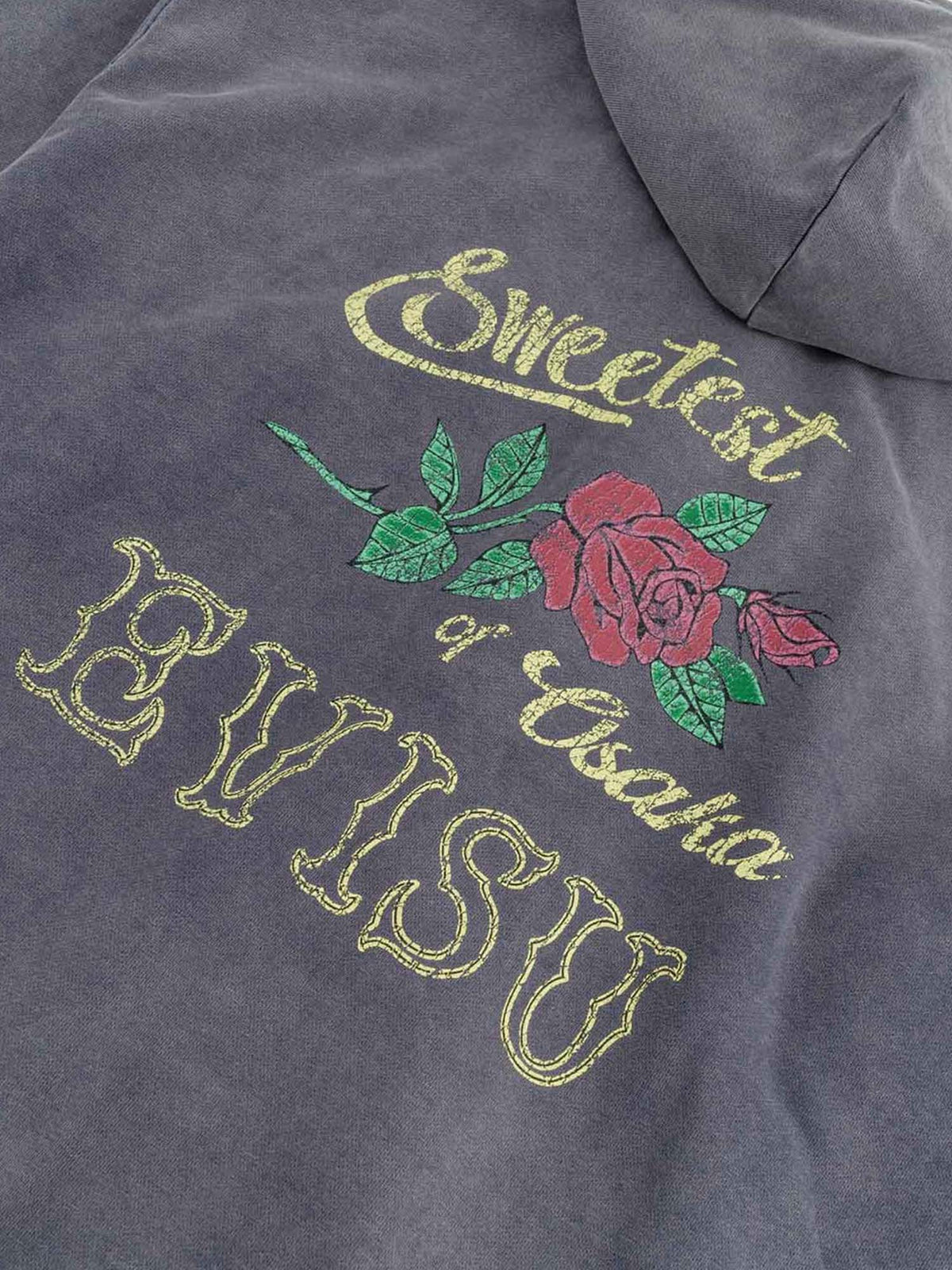 Evisu Osaka Rose Hoodie Blu