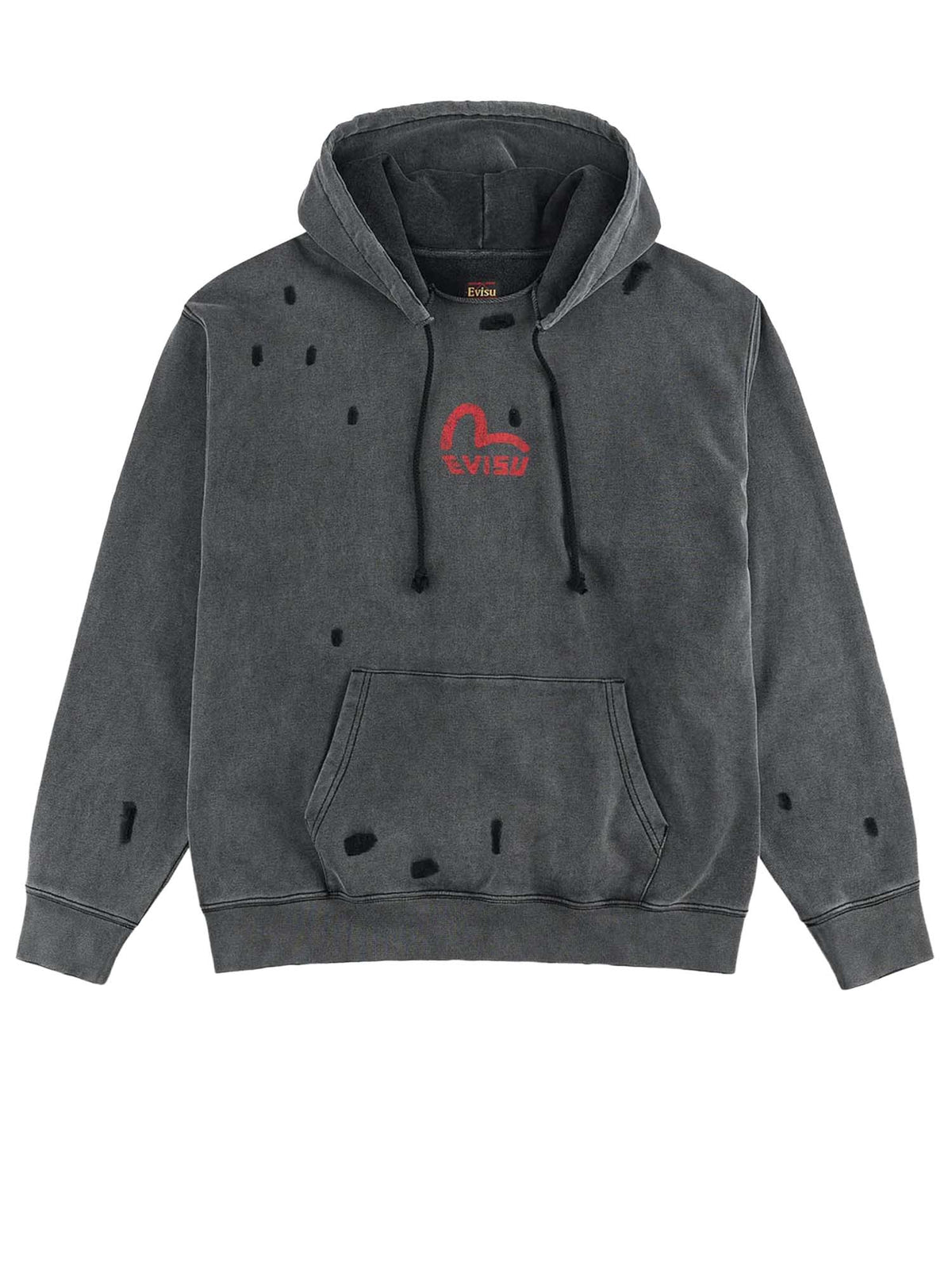 Evisu Polar Rock Hoodie Grigio