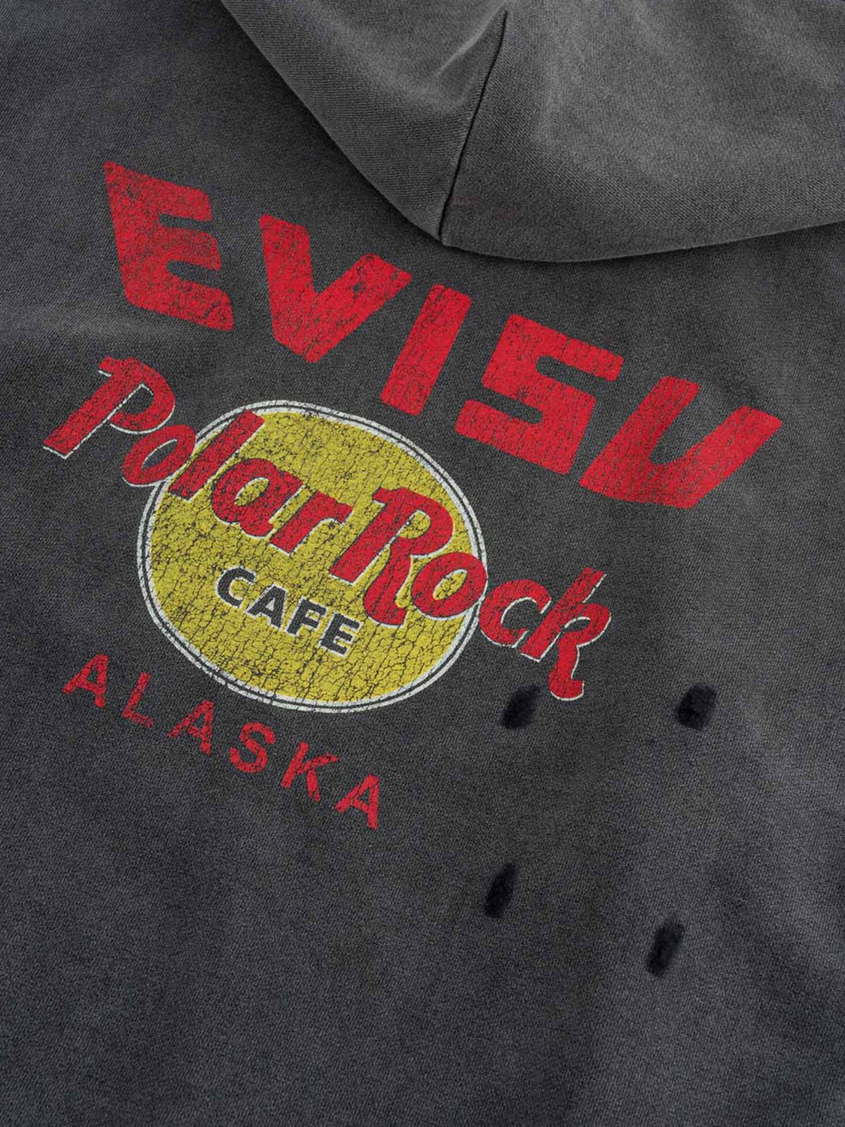 Evisu Polar Rock Hoodie Grigio