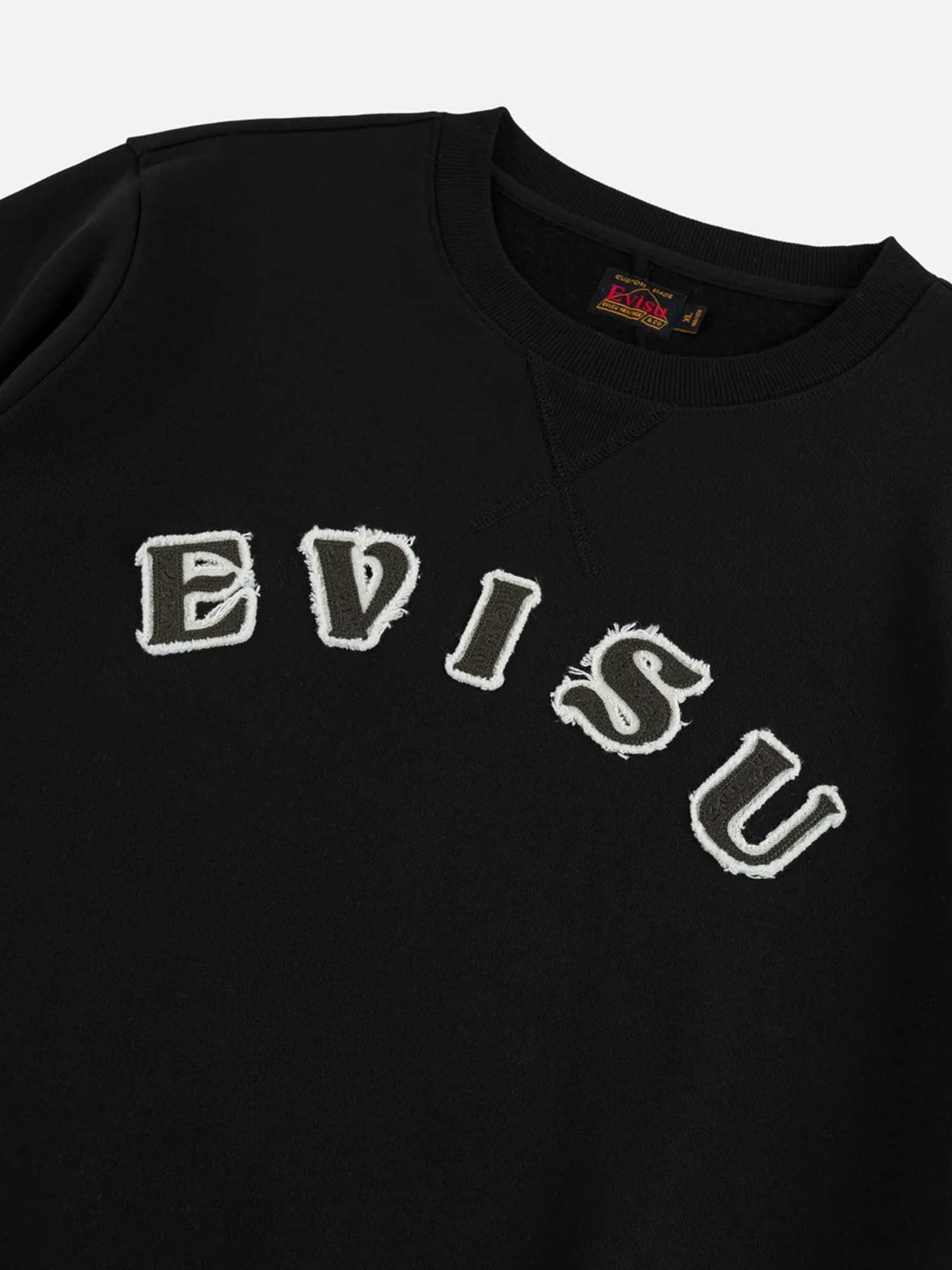 Evisu Felpa Evisu Embroidery Badge Fleece Grigio