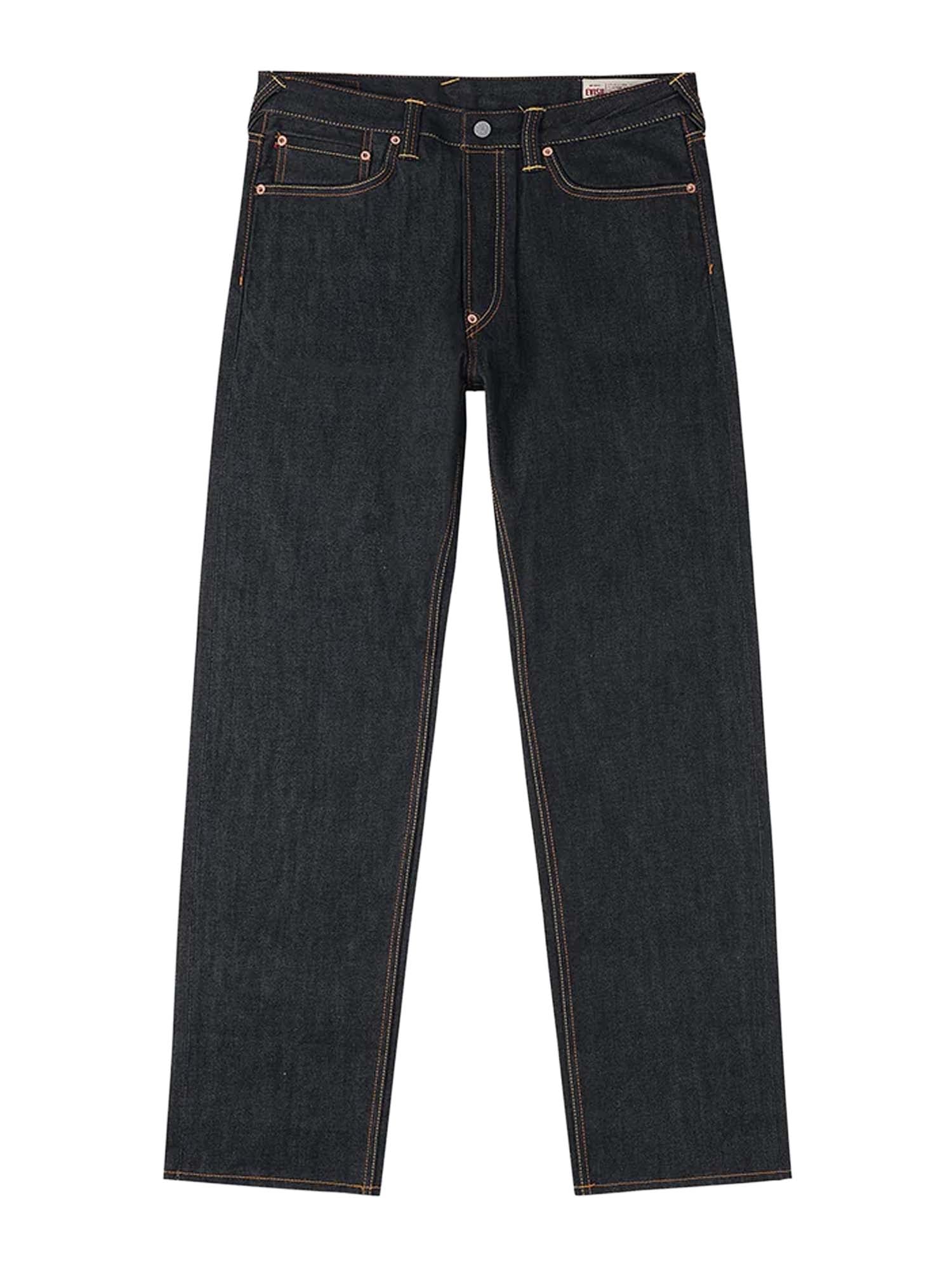 Evisu Jeans 2000 Daicock Print Baggy Blu