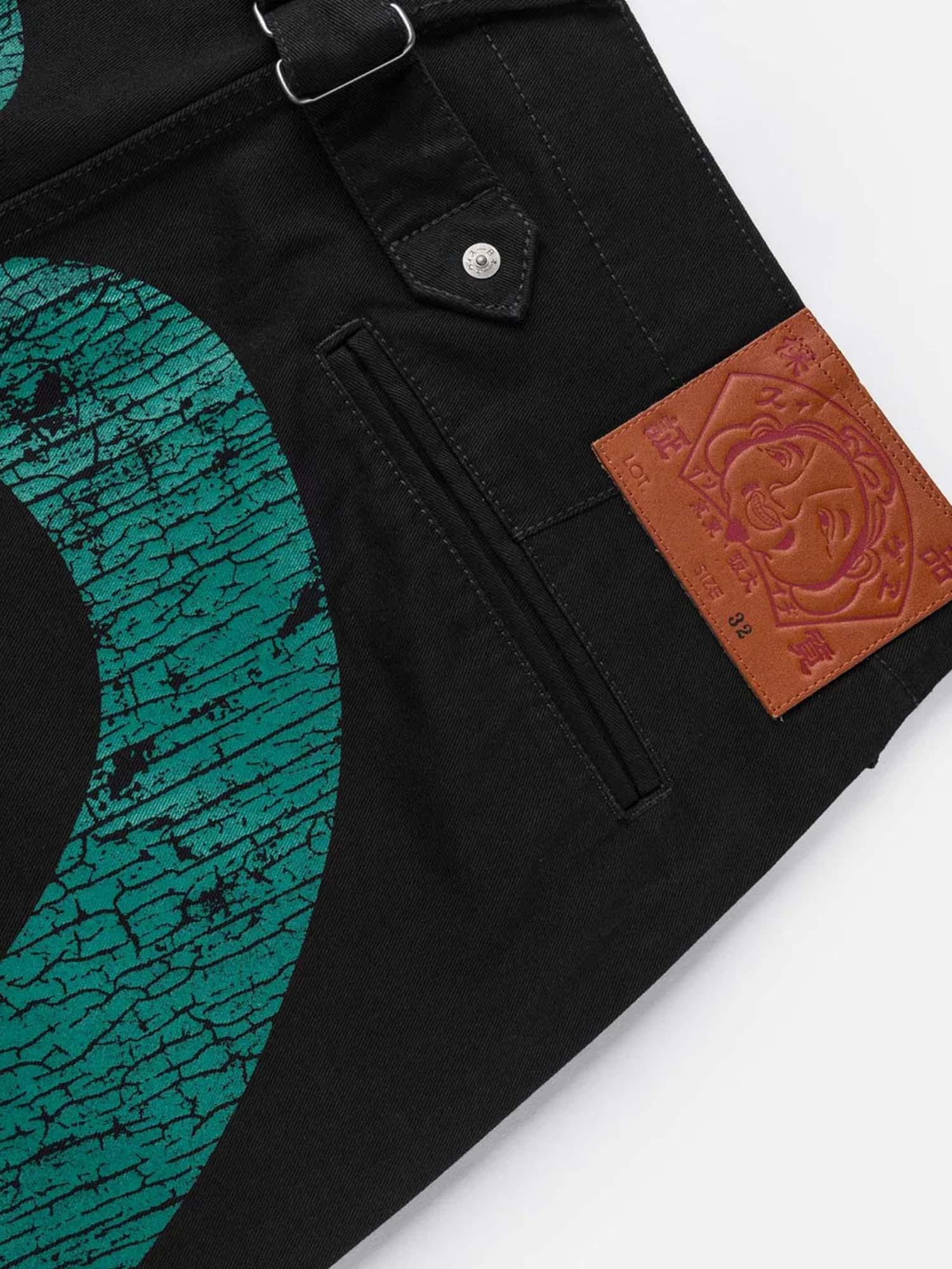 Evisu Pantaloni Daicock Work Nero