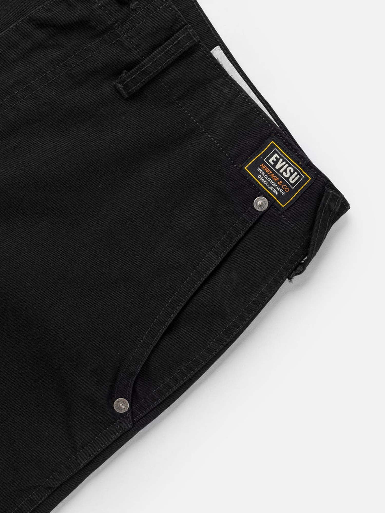 Evisu Pantaloni Daicock Work Nero