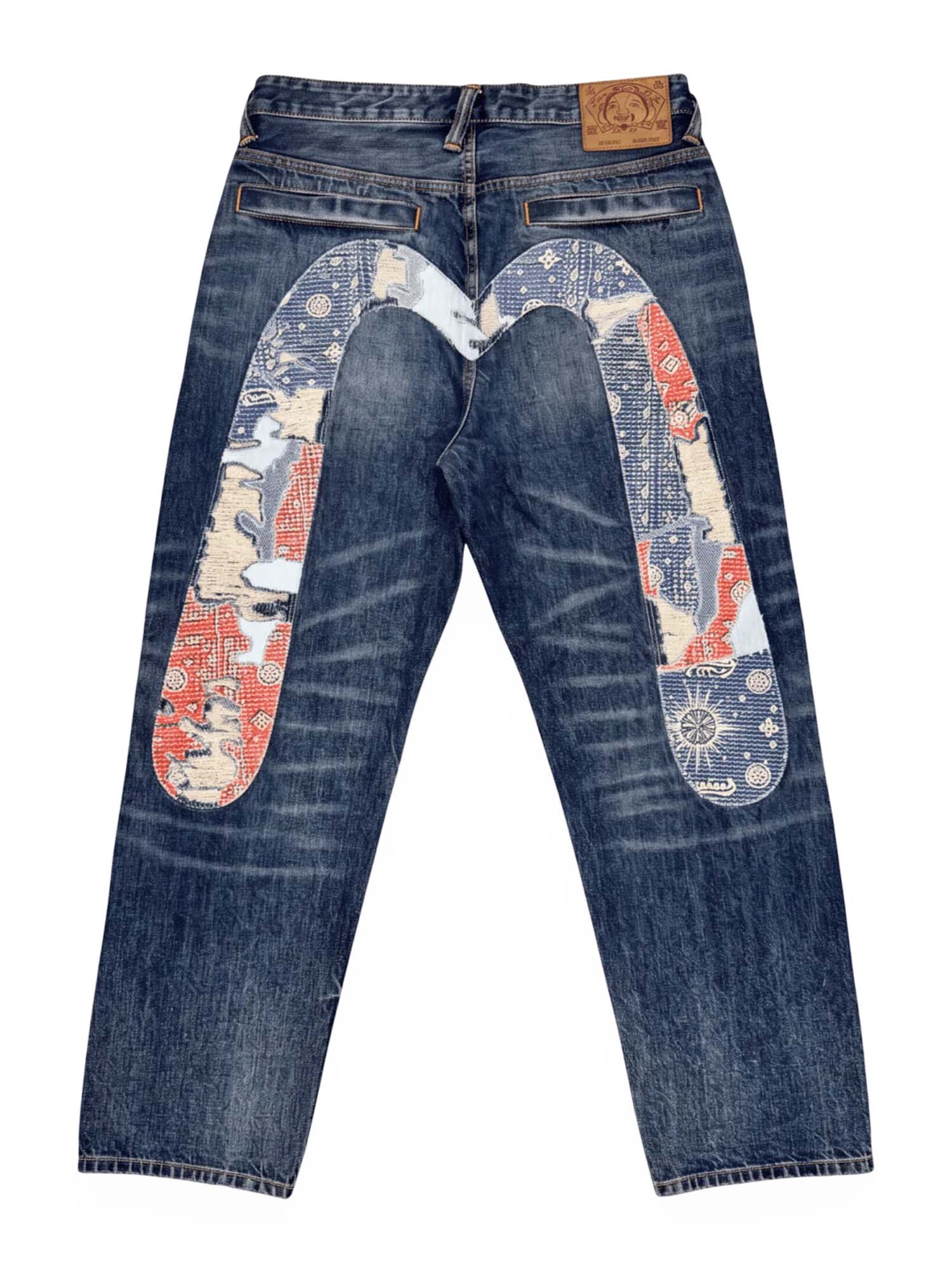 Evisu Jeans Boro Daicock Blu