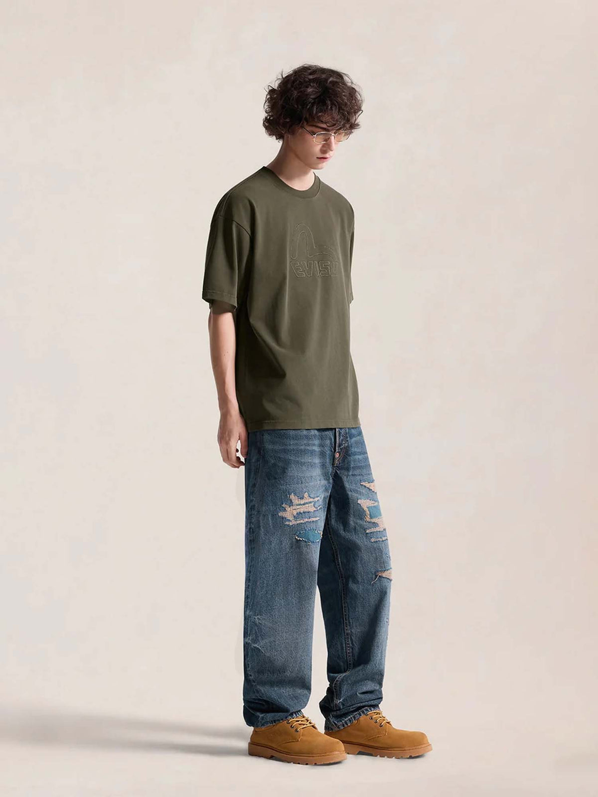 Evisu Jeans Boro Daicock Blu