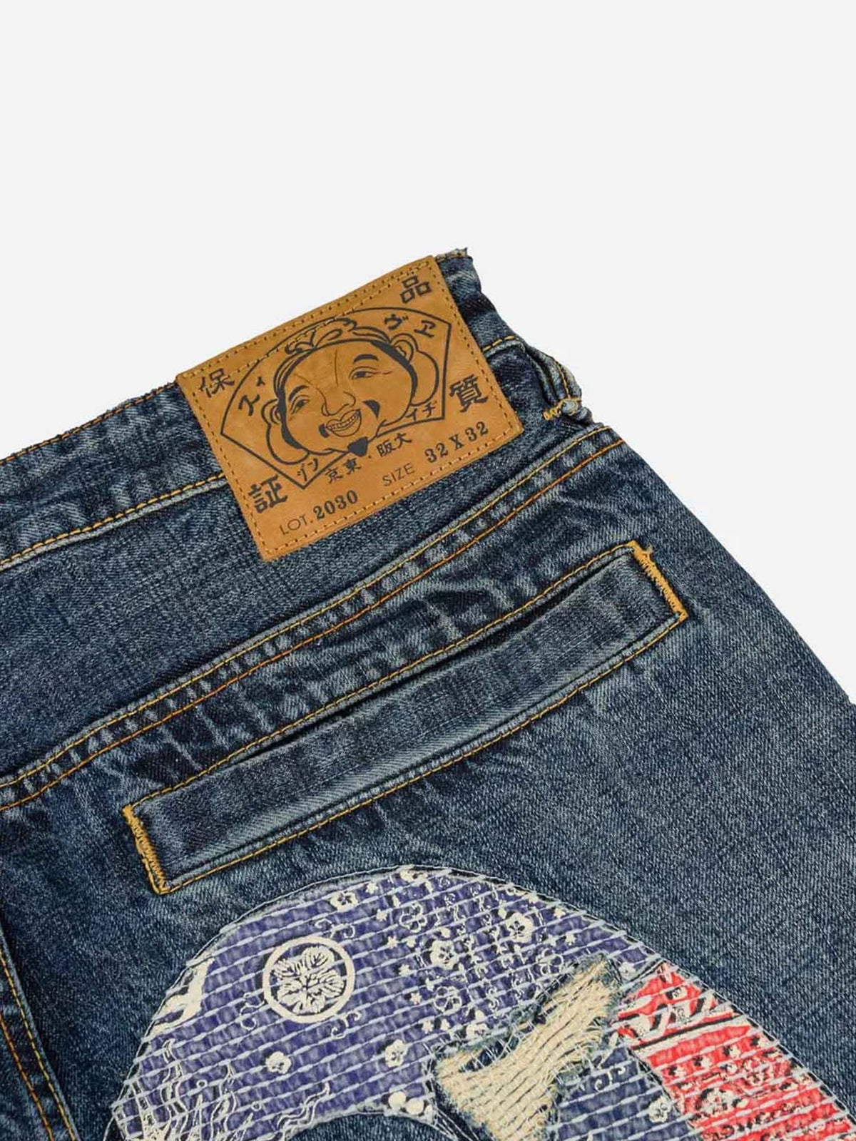 Evisu Jeans Boro Daicock Blu