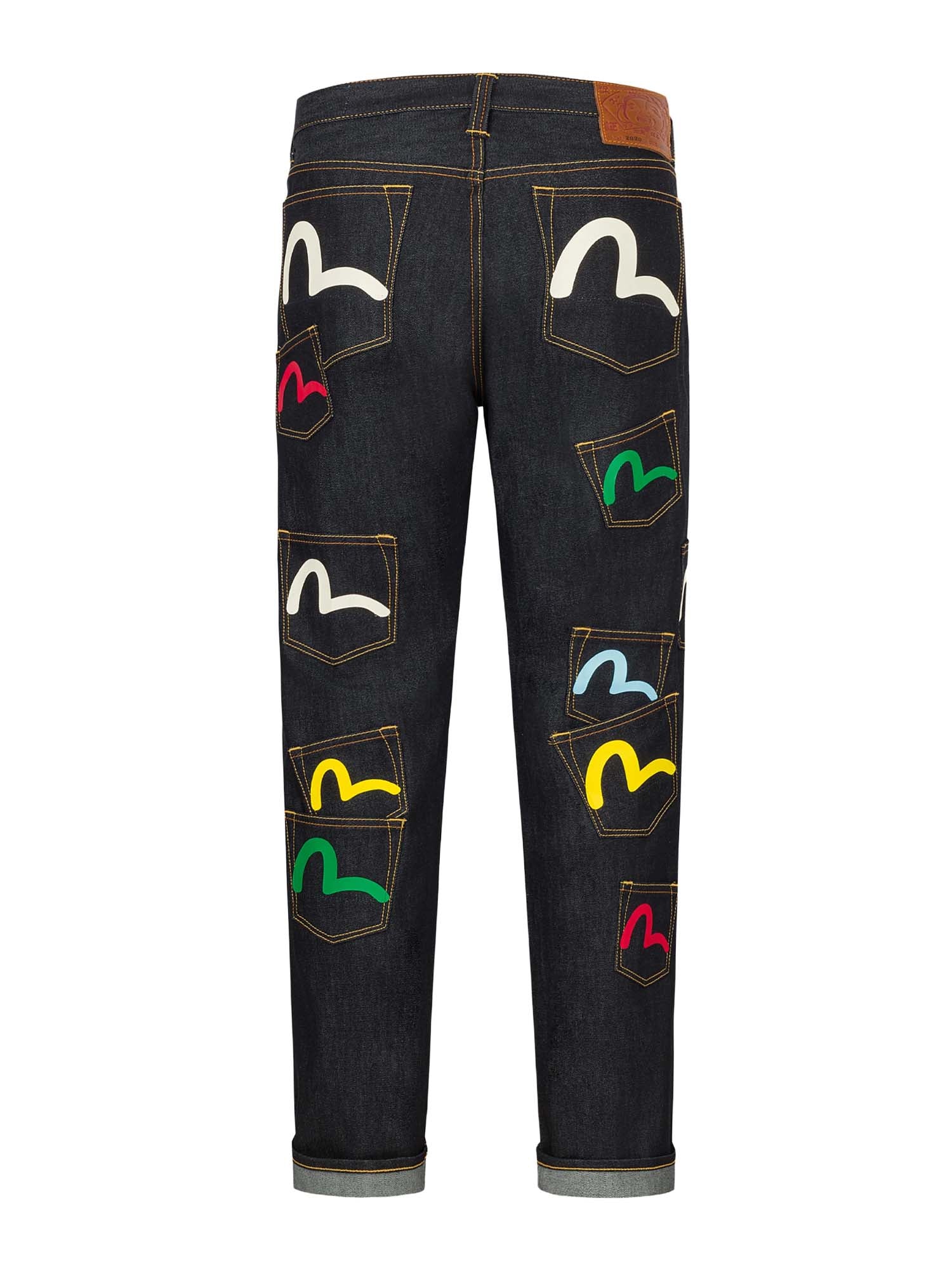 Evisu Jeans Multi-Pocket Seagull Regular Fit Blu