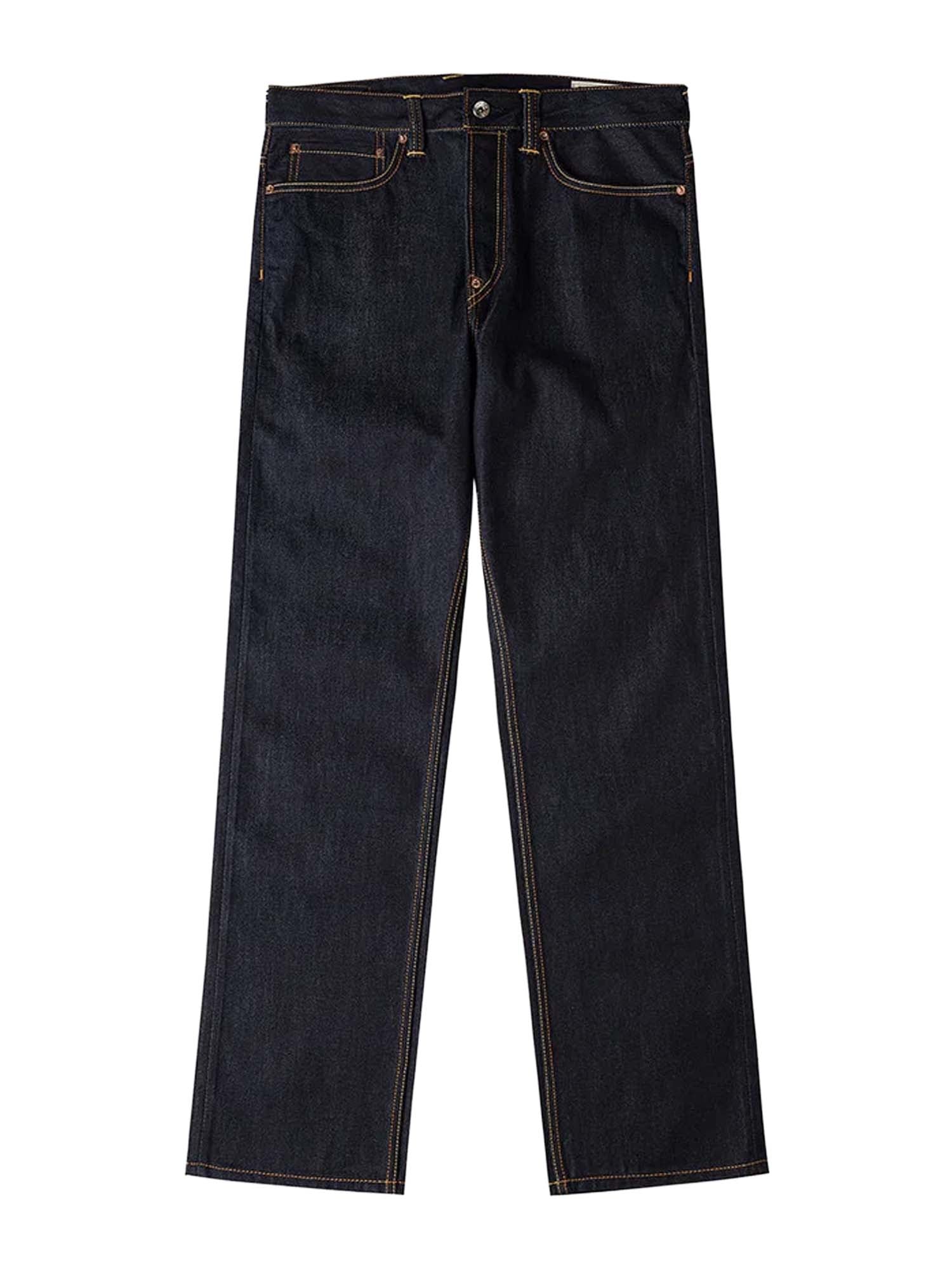 Evisu Jeans 2020 Seagull Print Pockets Regular Fit Blu