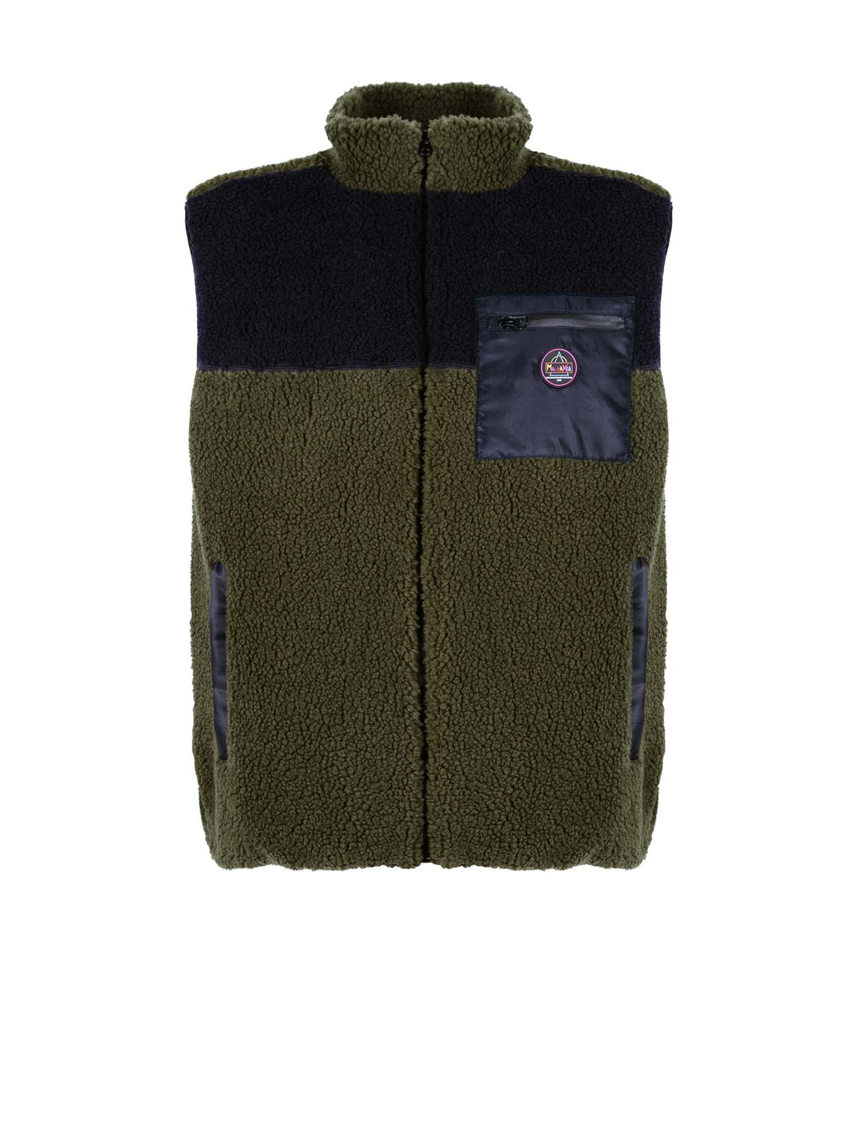 Mauna Kea Gilet Block Color Sherpa Multicolore