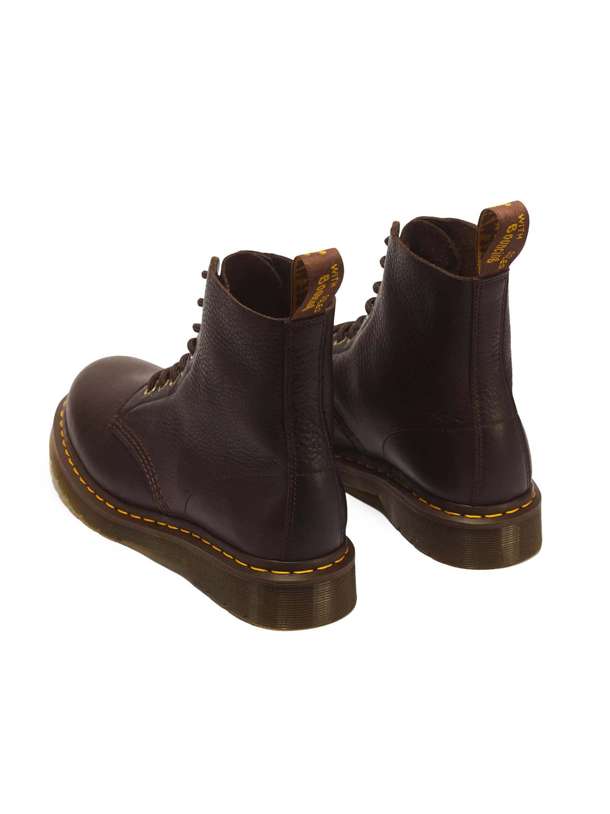 Dr. Martens Stivali stringati 1460 Pascal in pelle Ambassador a 8 occhielli Marrone