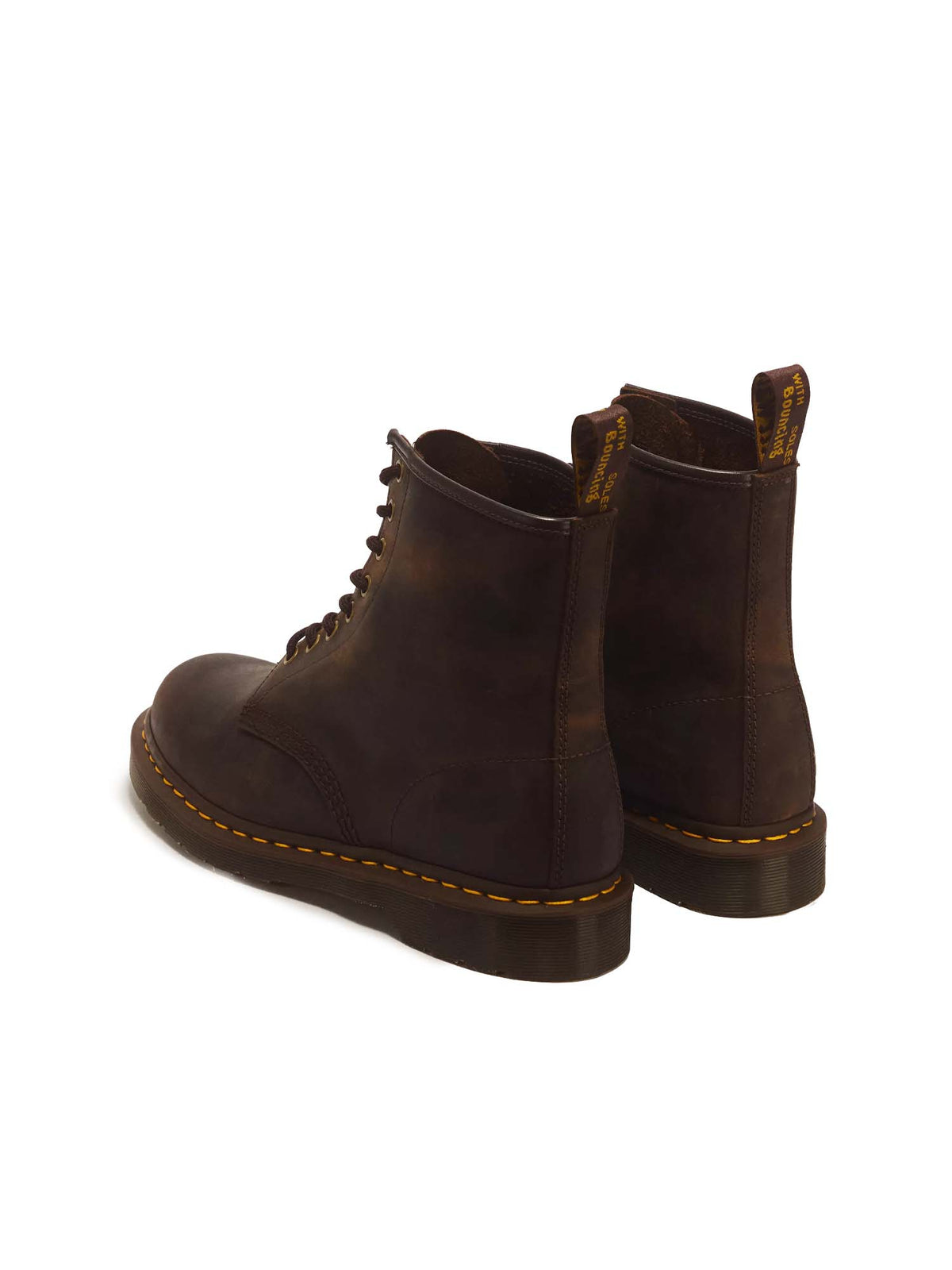 Dr. Martens Stivali stringati 1460 in pelle Crazy Horse Marrone