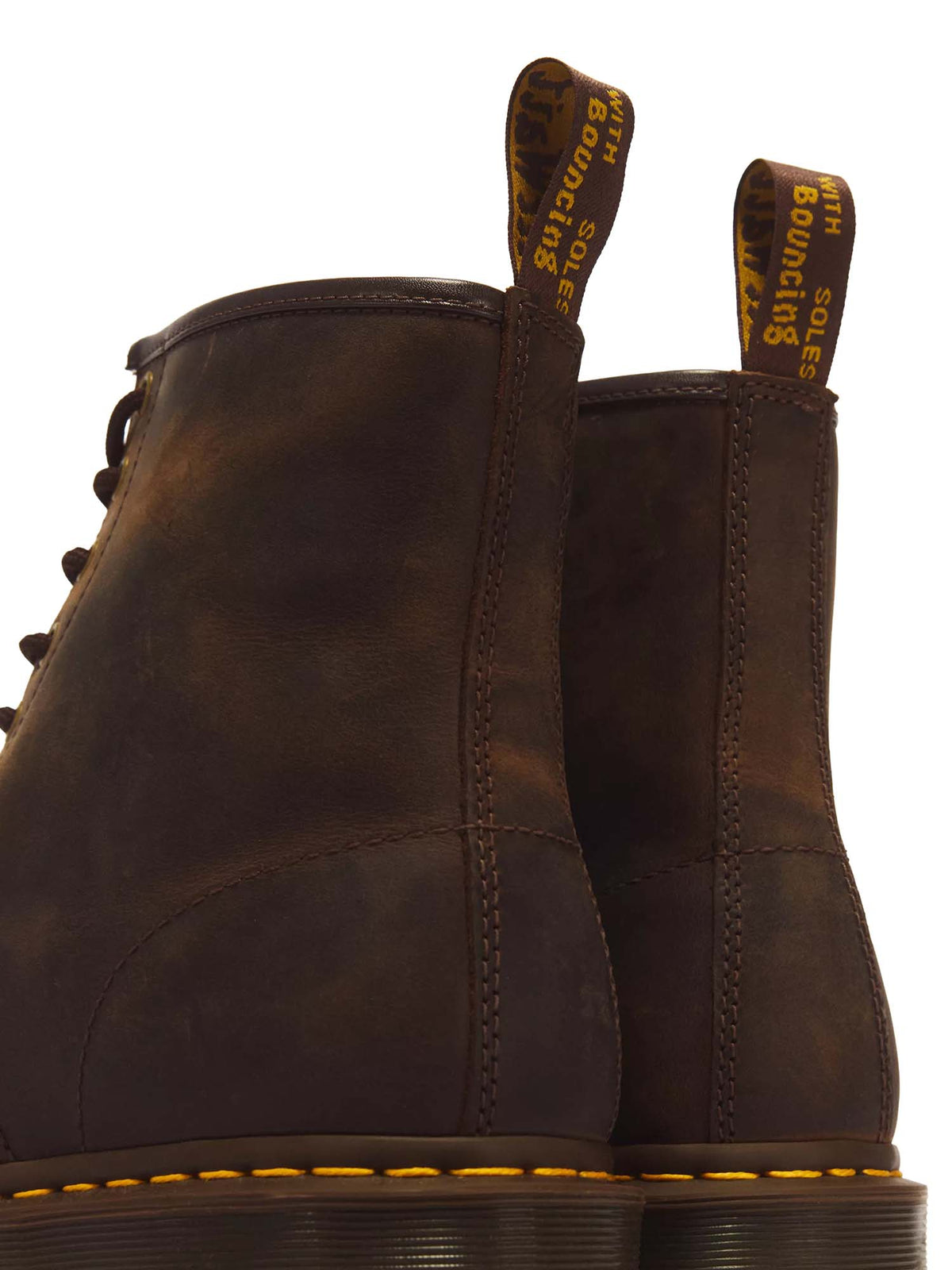 Dr. Martens Stivali stringati 1460 in pelle Crazy Horse Marrone