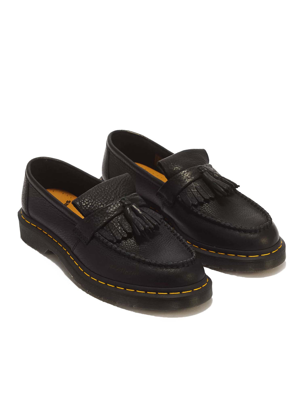 Dr. Martens Mocassini Adrian in pelle Ambassador con nappe Nero