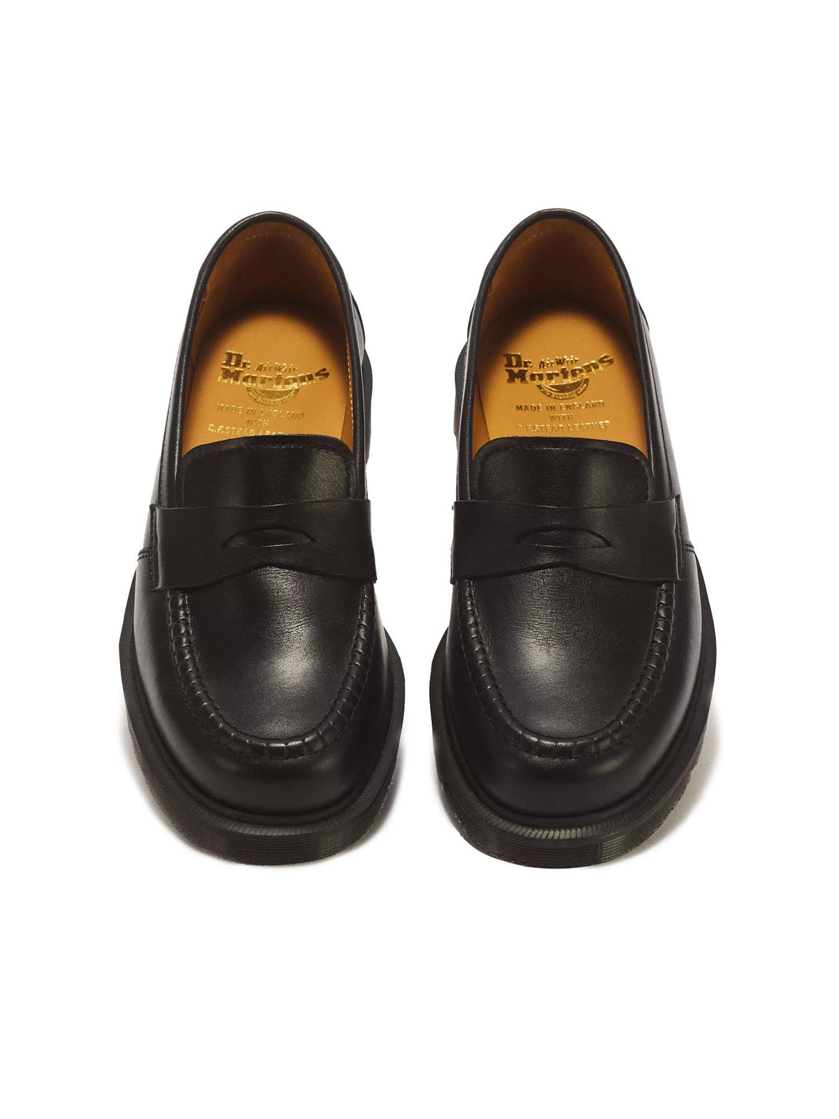 Dr. Martens Mocassini Delapre Penny Made in England Nero