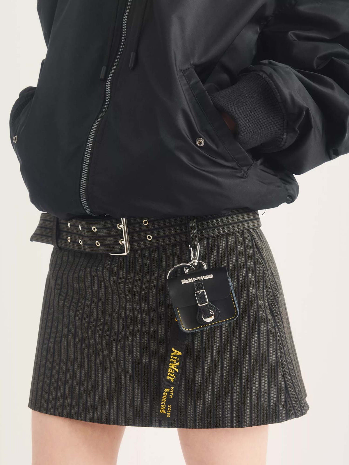 Dr. Martens Borsellino con portachiavi Nero
