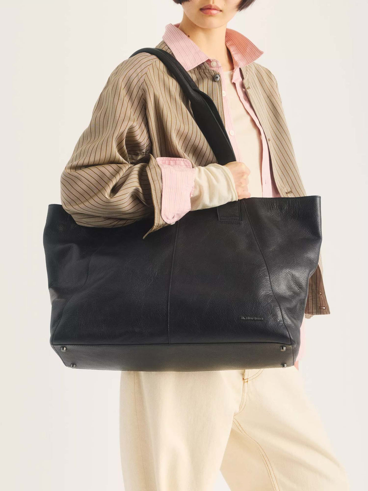 Dr. Martens Borsa tote Maxi in pelle Overdrive Nero