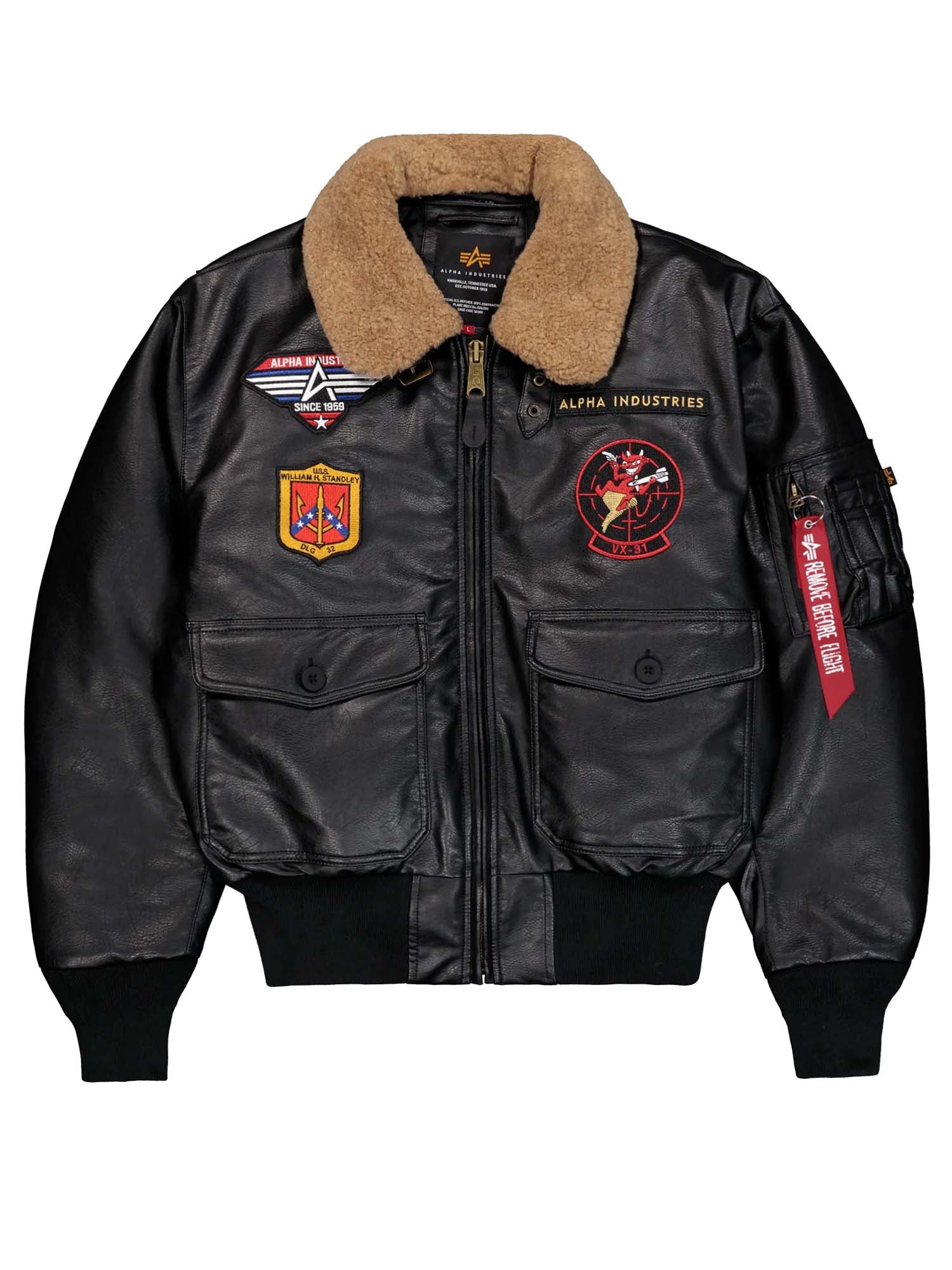 Giacca in pelle G-1 Devils Brigade Faux Leather Bomber