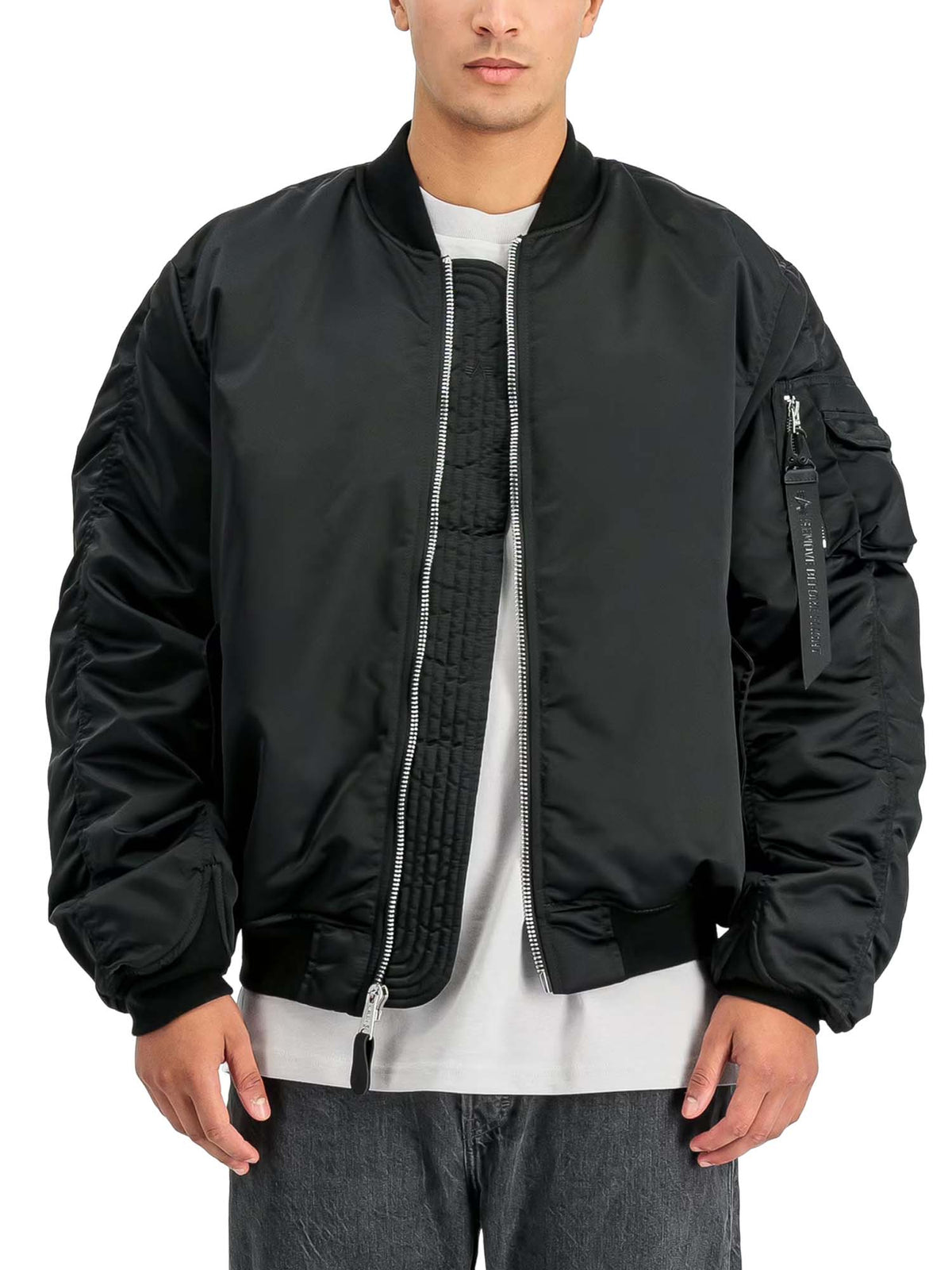 Alpha Industries Giacca MA-1 UV Bomber Nero