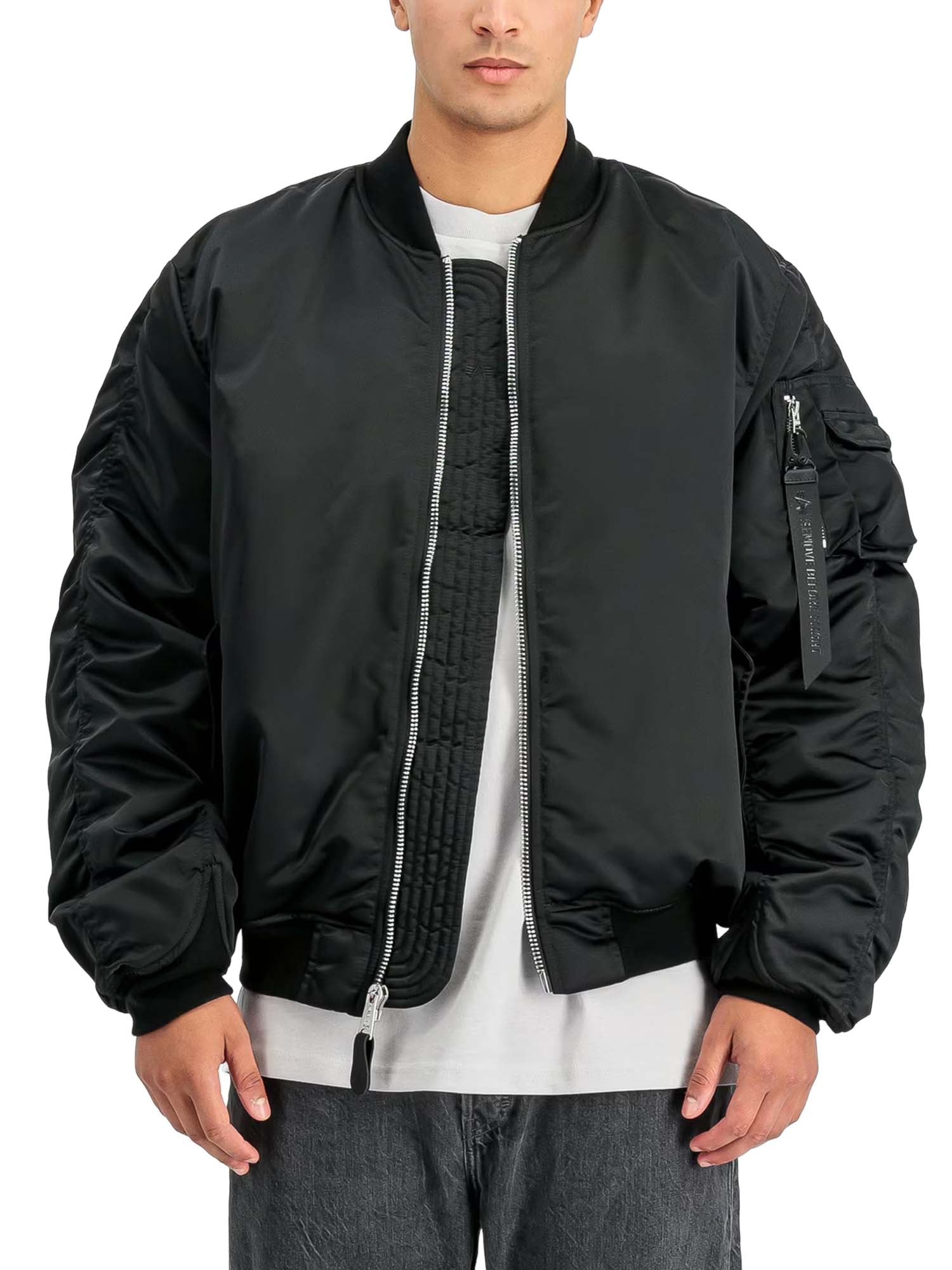 Alpha Industries Giacca MA-1 UV Bomber Nero