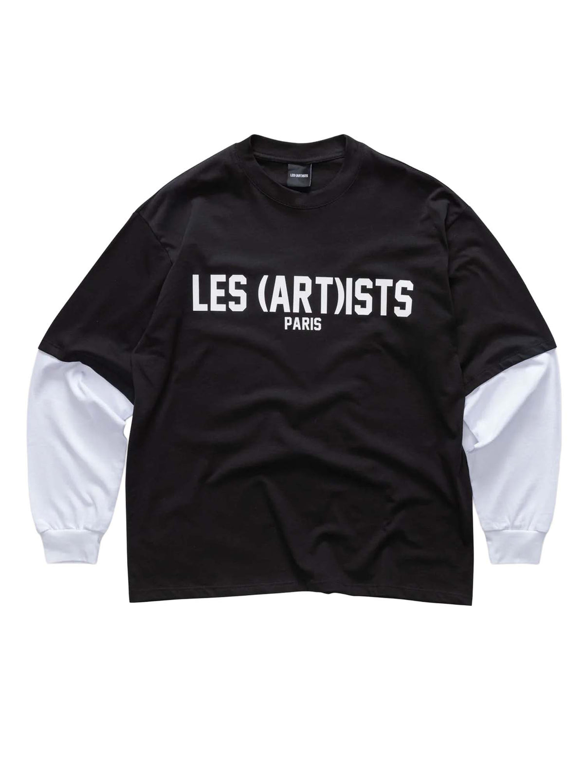 Les (art)ists Double Longsleeve T-shirt Essential Nero