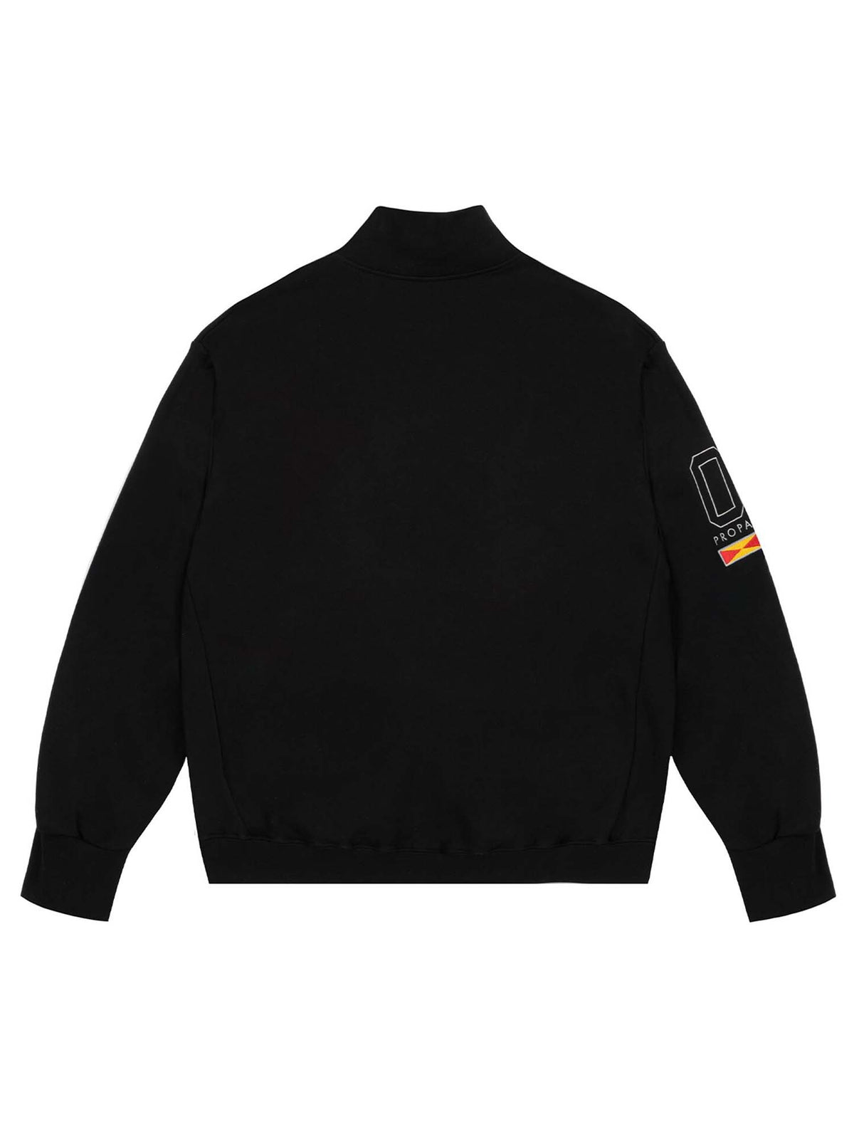 Propaganda Proud Half Zip Crewneck Nero