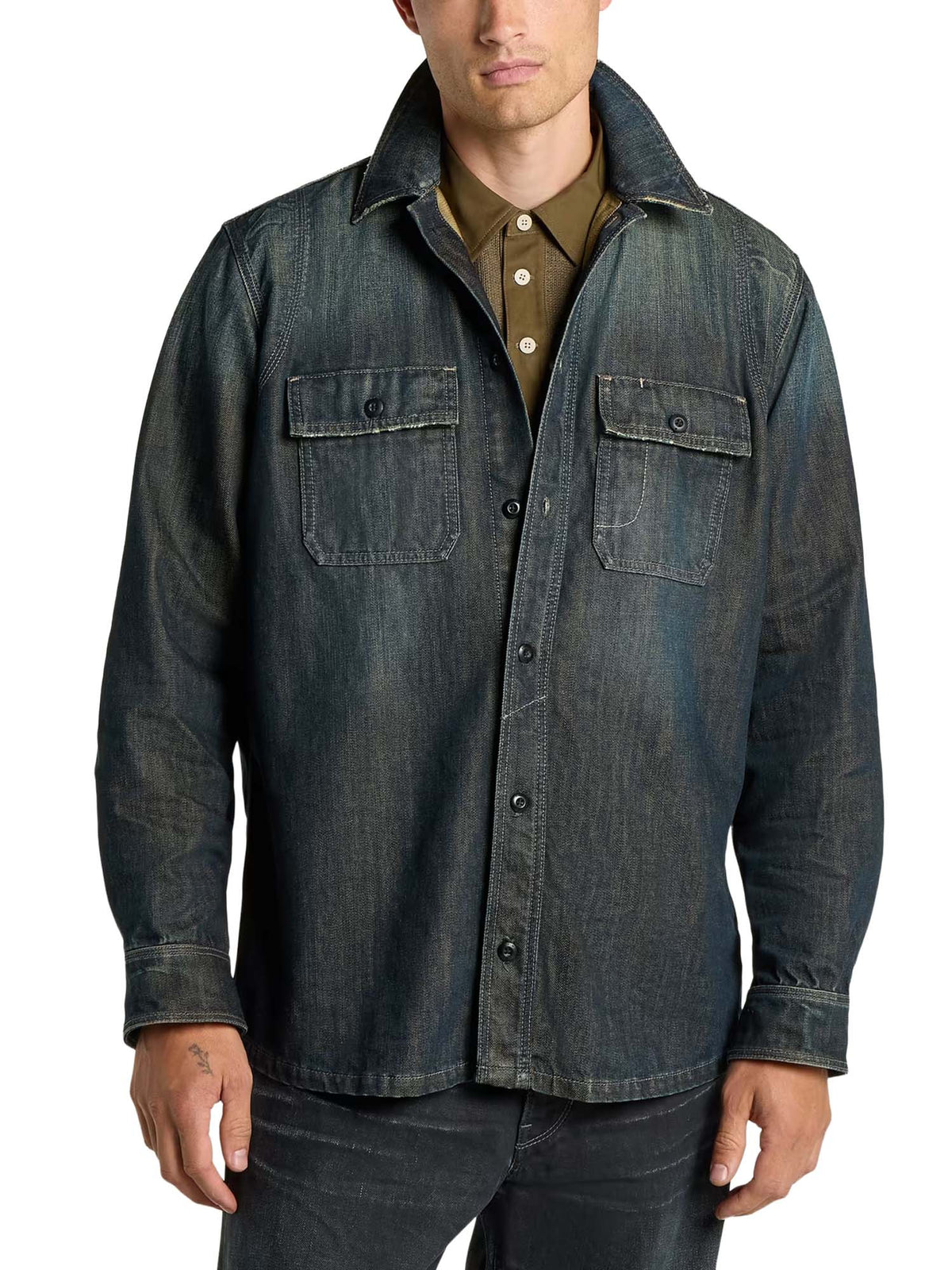 G-star Utility Relaxed Overshirt Blu