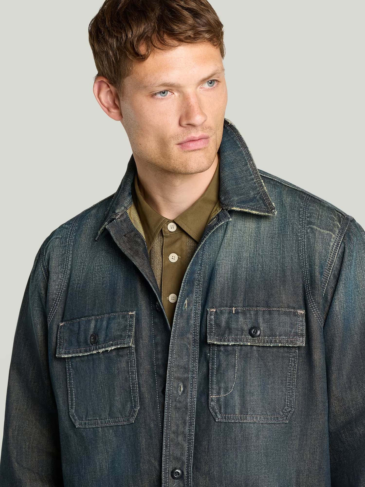 G-star Utility Relaxed Overshirt Blu