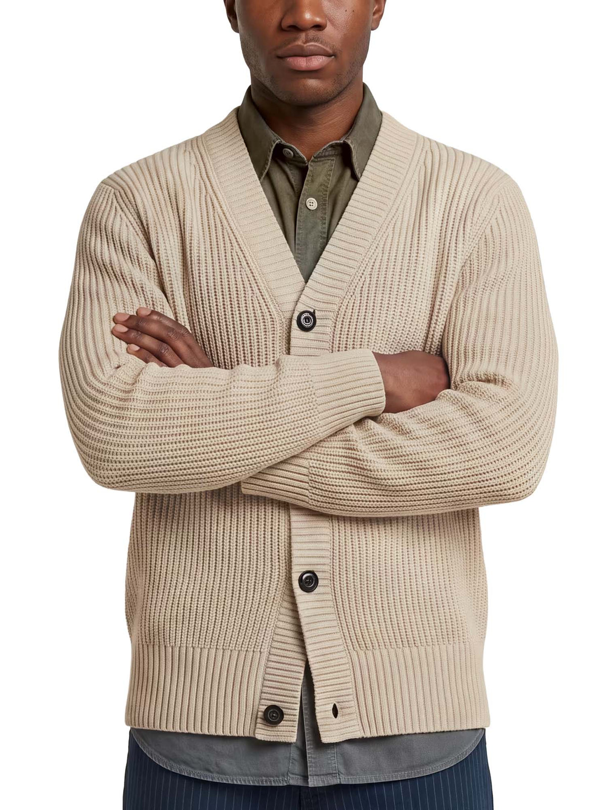 G-star Essential Cardigan Knit Beige