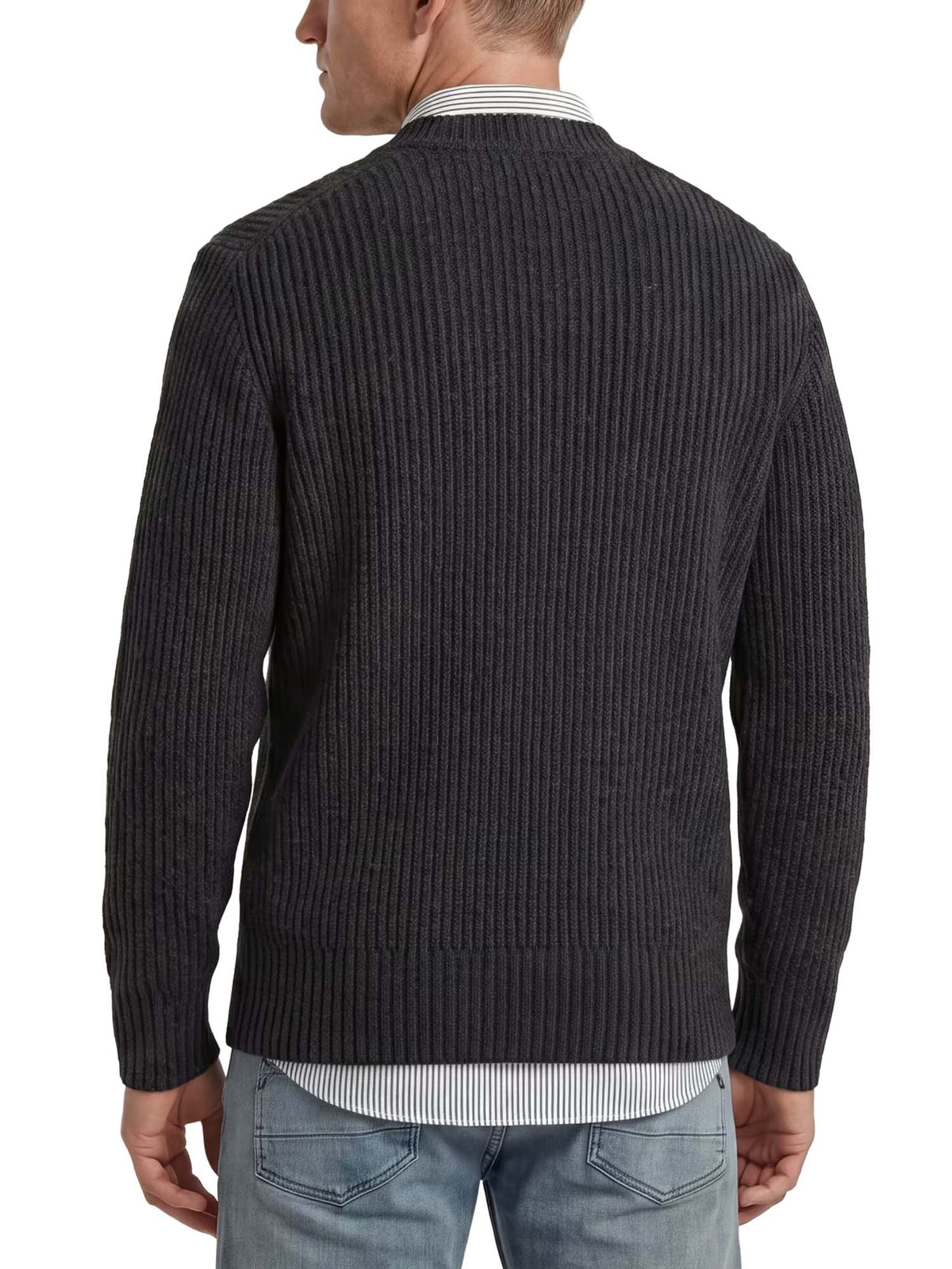 G-star Maglione Essential Ribbed Knit Grigio