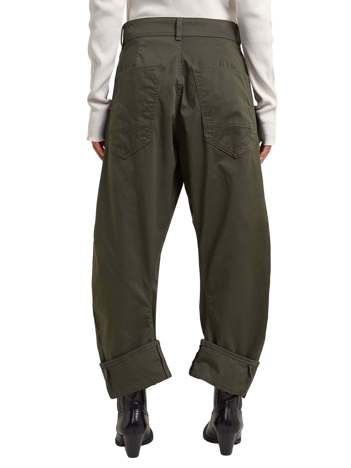 G-star Pantaloni Jett 3D Boyfriend Cargo da donna Verde