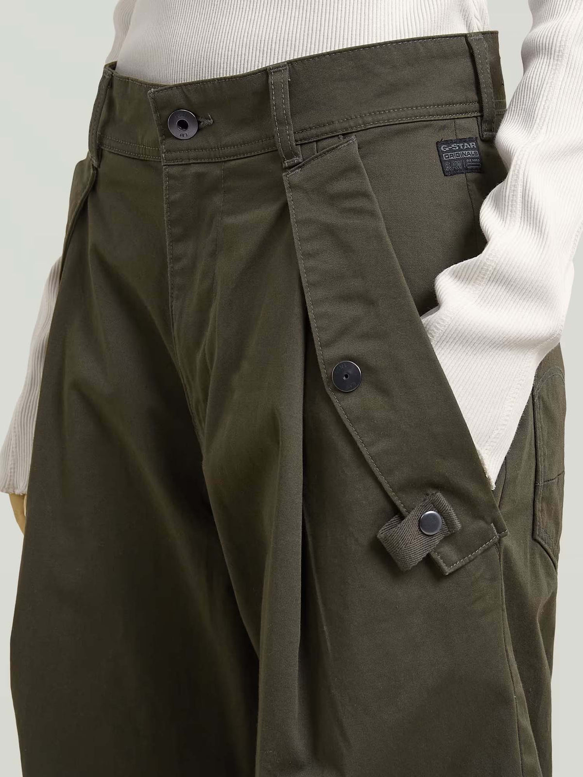 G-star Pantaloni Jett 3D Boyfriend Cargo da donna Verde