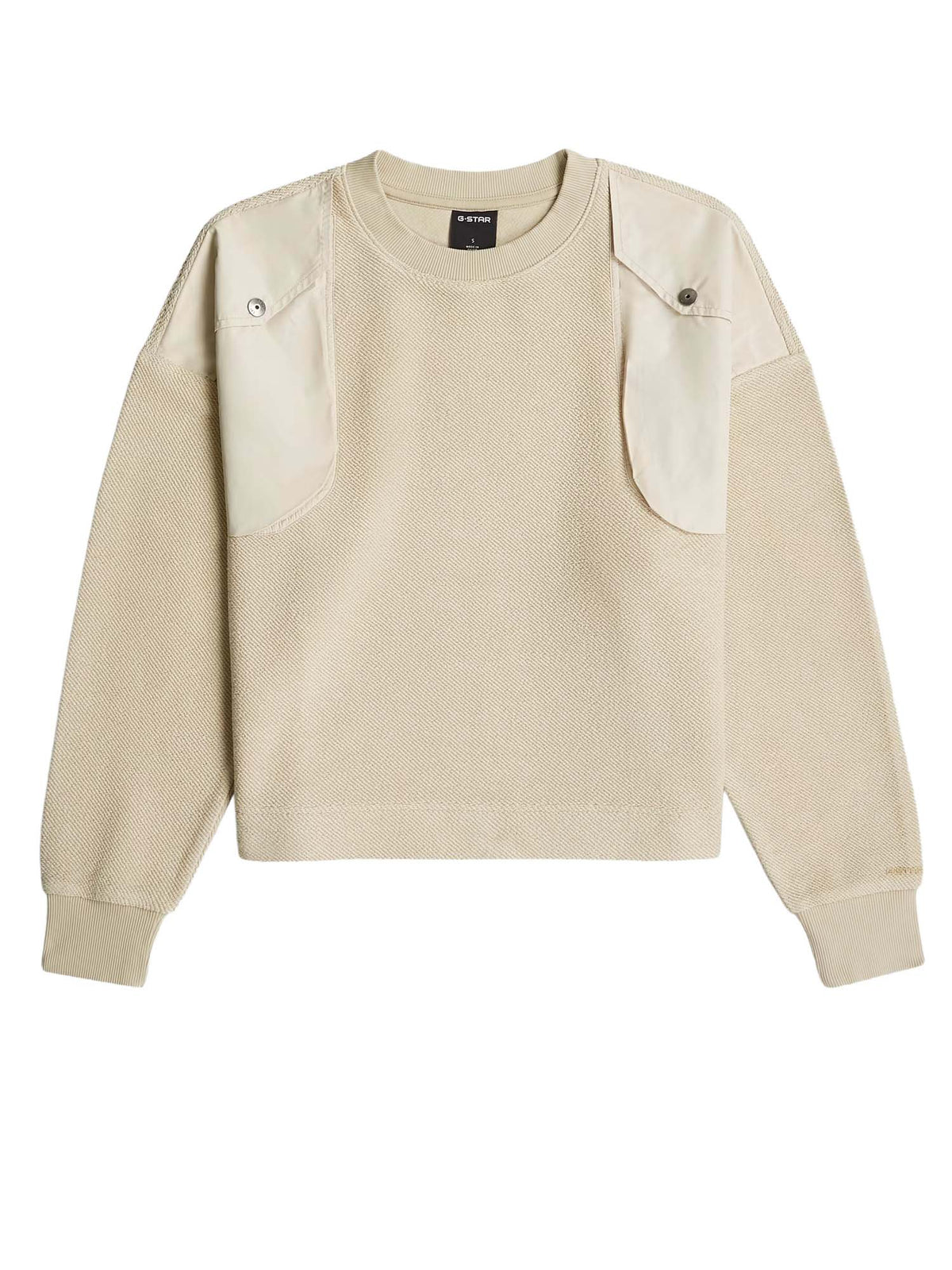 G-star Felpa Mixed Media da donna Beige